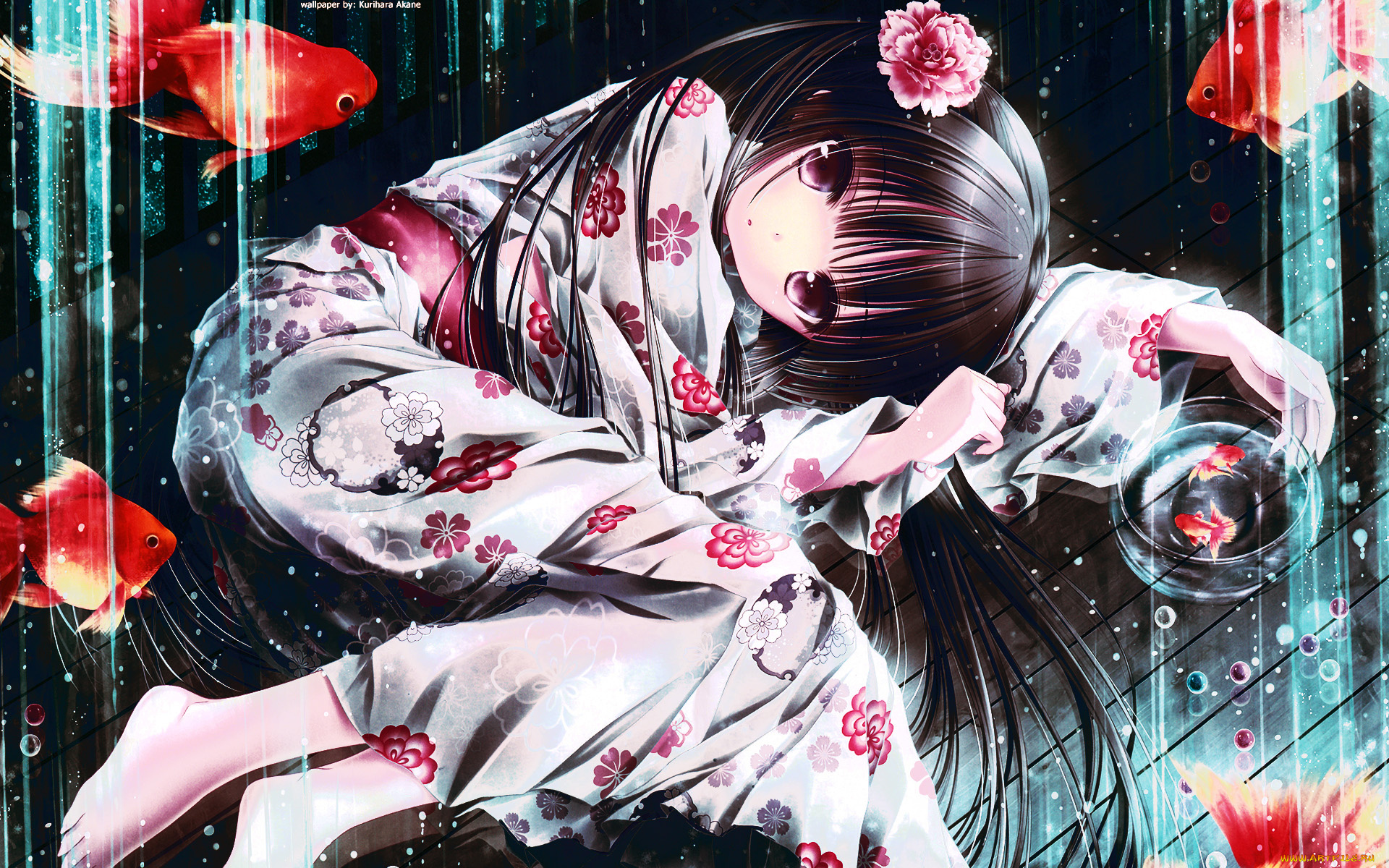 аниме, tinkerbell, , artbook, фон, взгляд, девушка