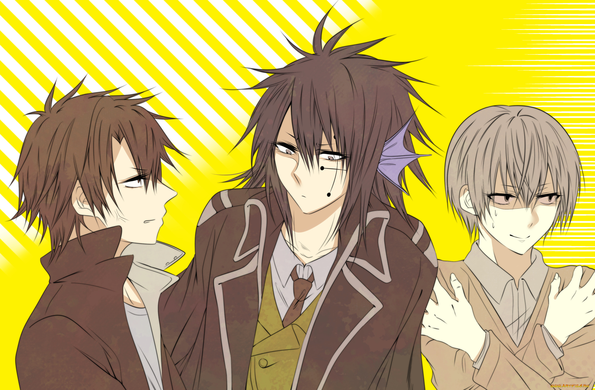 аниме, beelzebub, oga, tatsumi, furuichi, takayuki, hecadoth