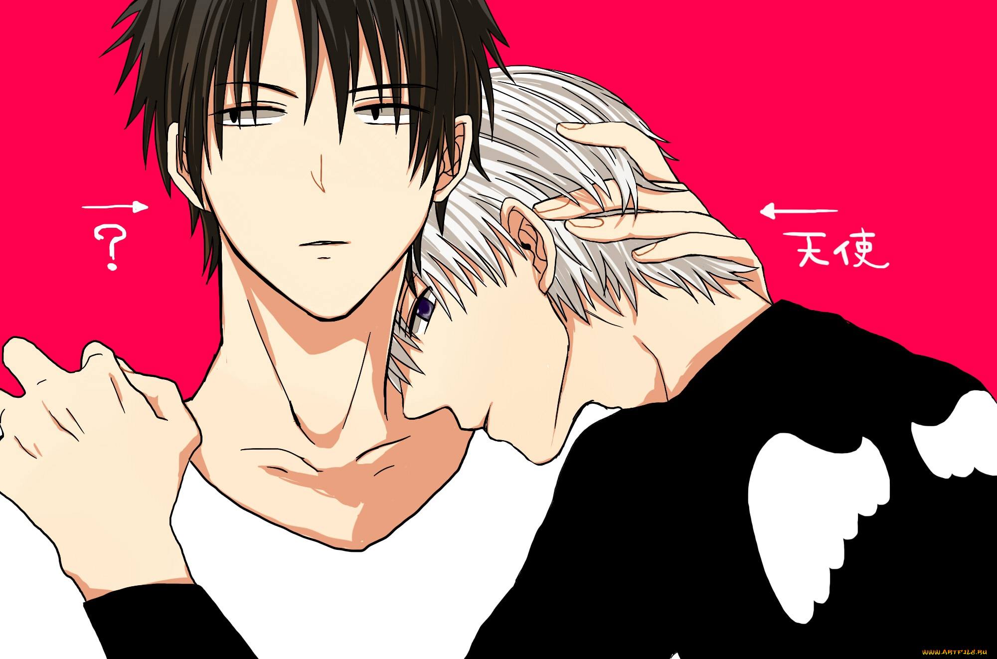 аниме, beelzebub, oga, tatsumi, furuichi, takayuki