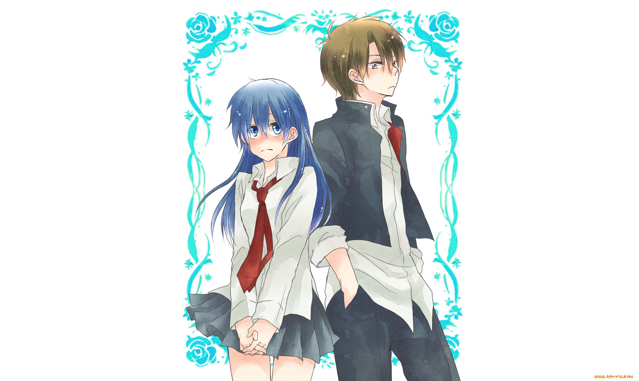 аниме, beelzebub, двое