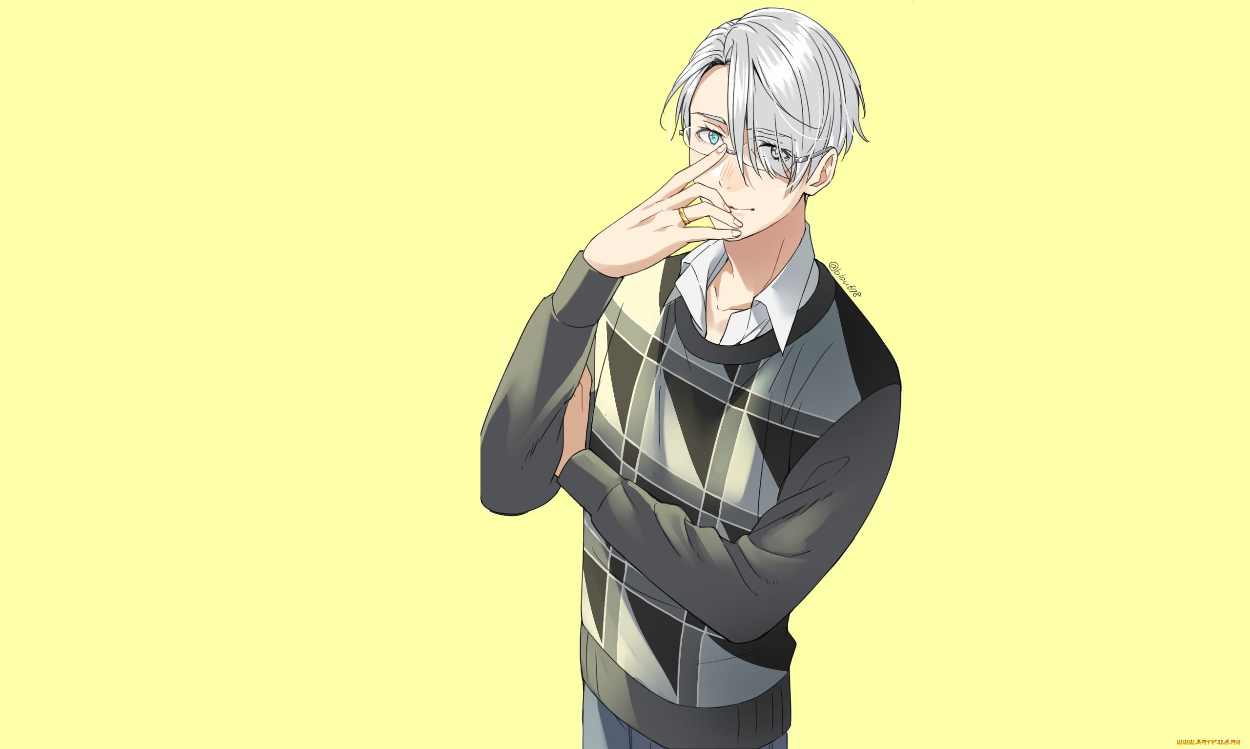 аниме, yuri, on, ice, victor, nikiforov