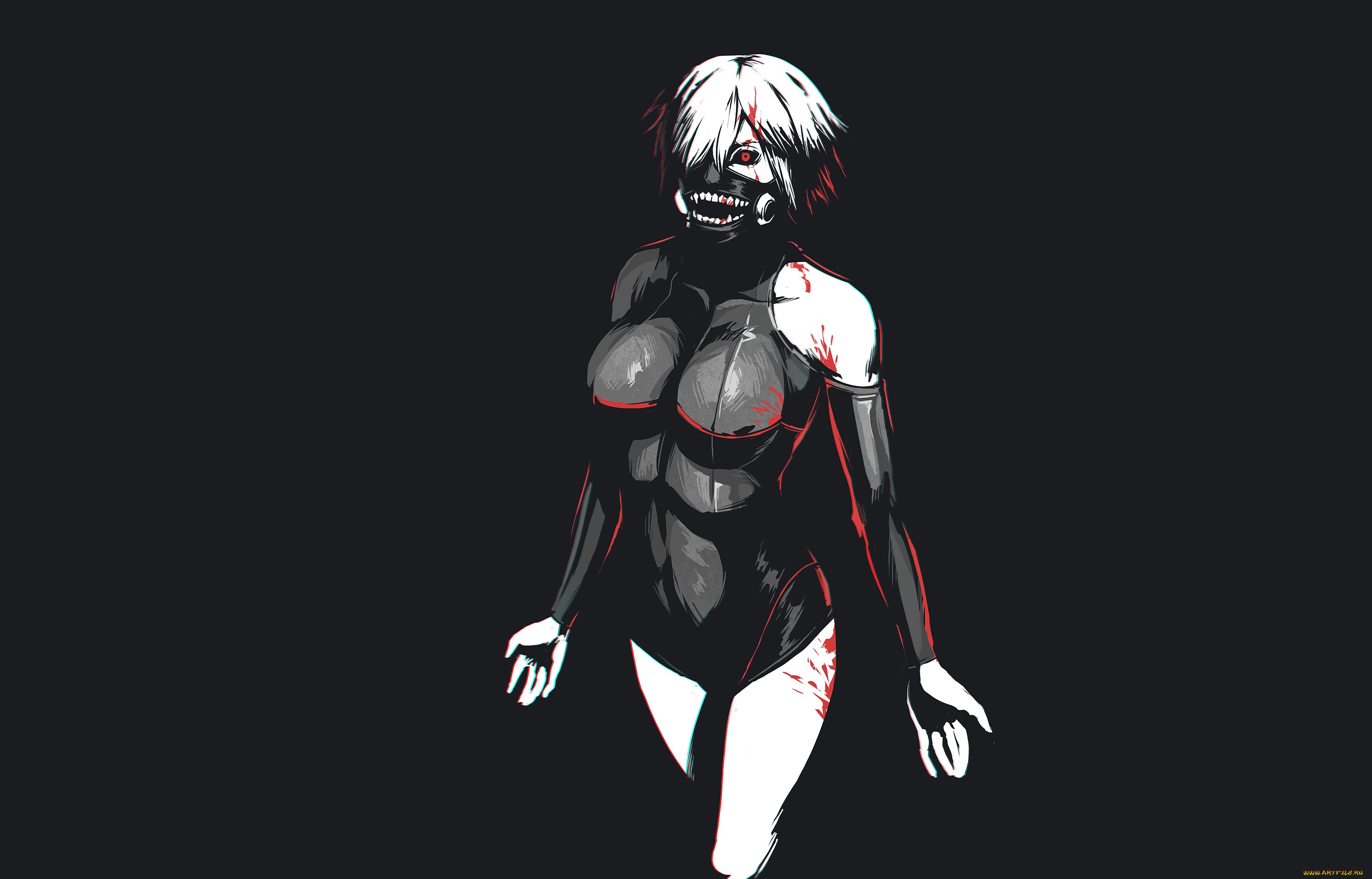 аниме, tokyo, ghoul, канеки