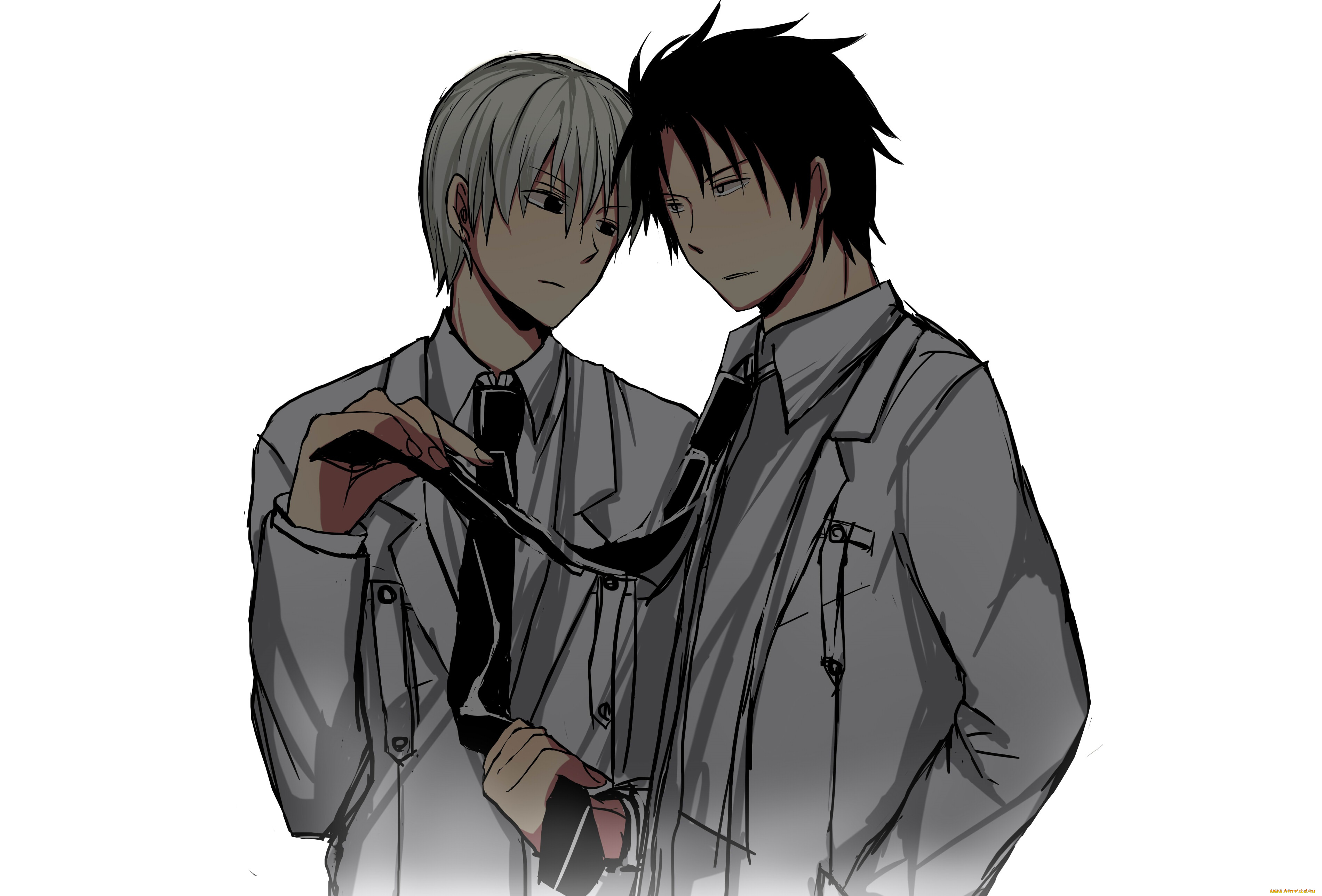 аниме, beelzebub, oga, tatsumi, furuichi, takayuki