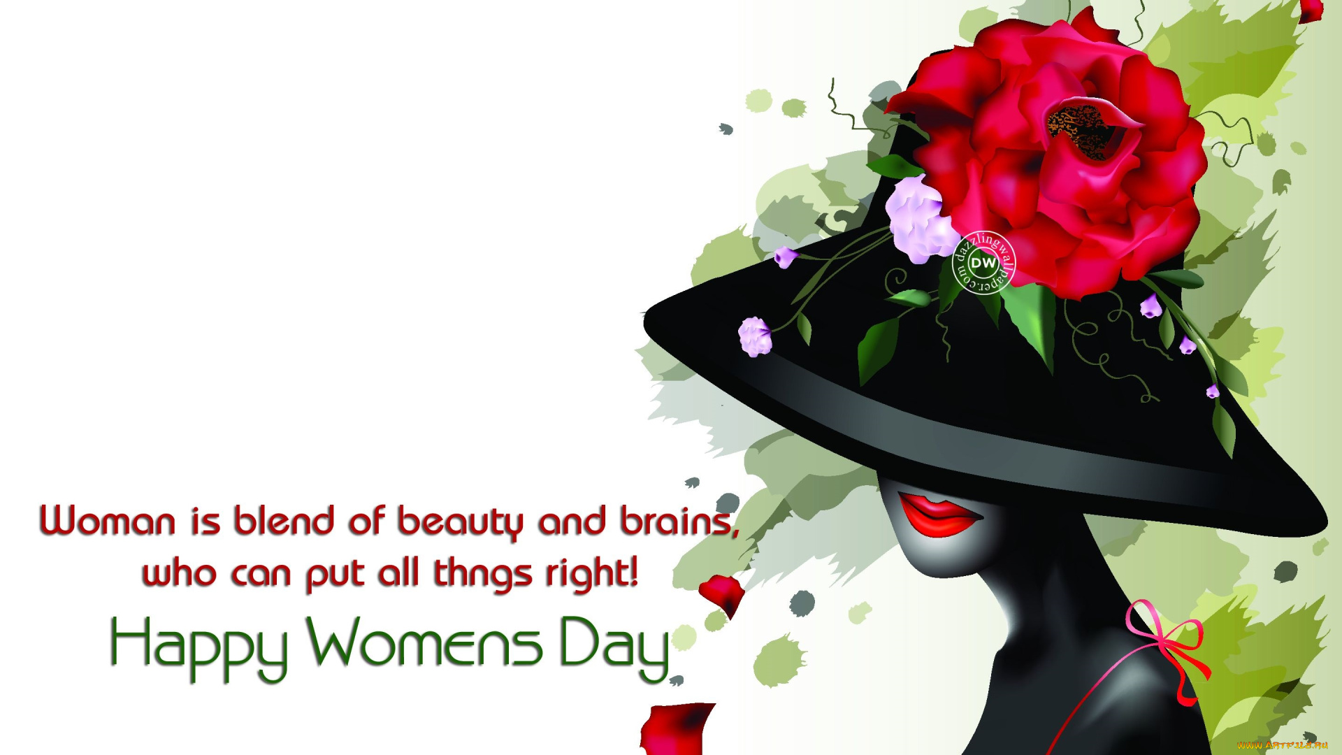 праздничные, день, матери, фон, взгляд, девушка