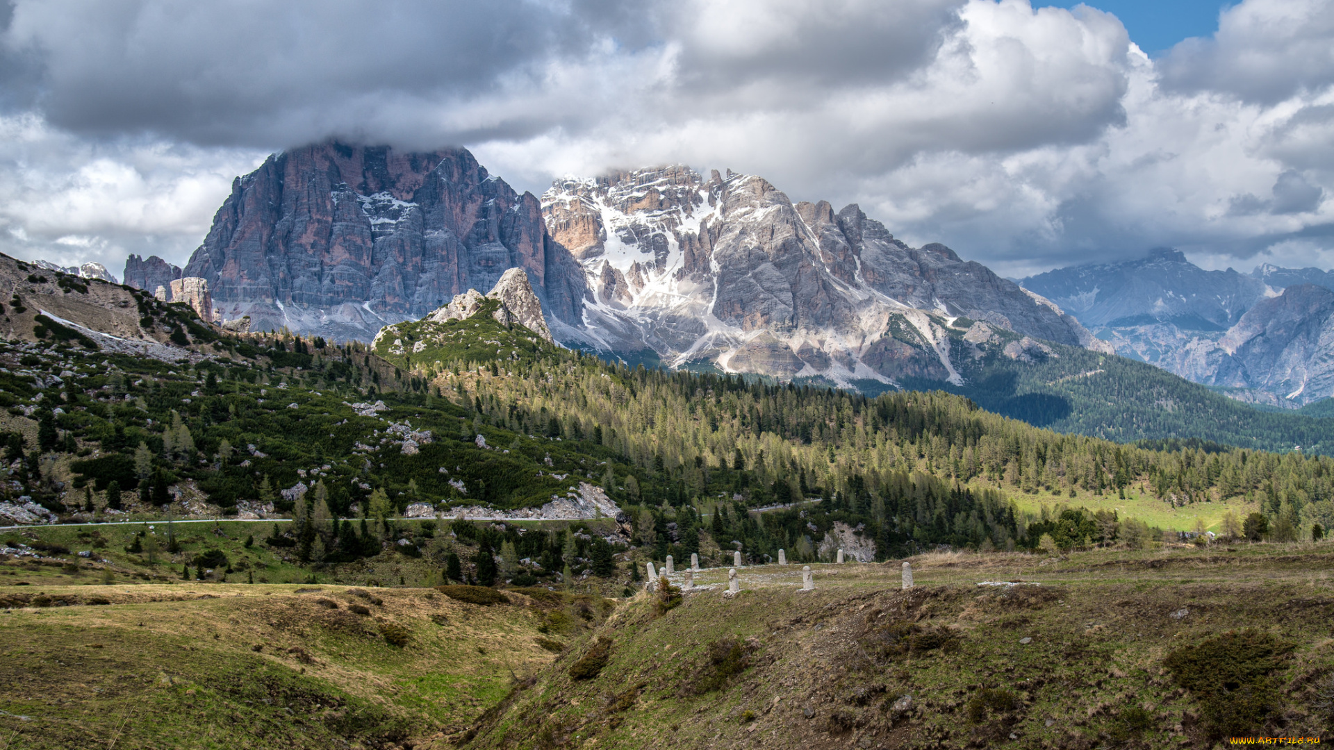 природа, горы, простор