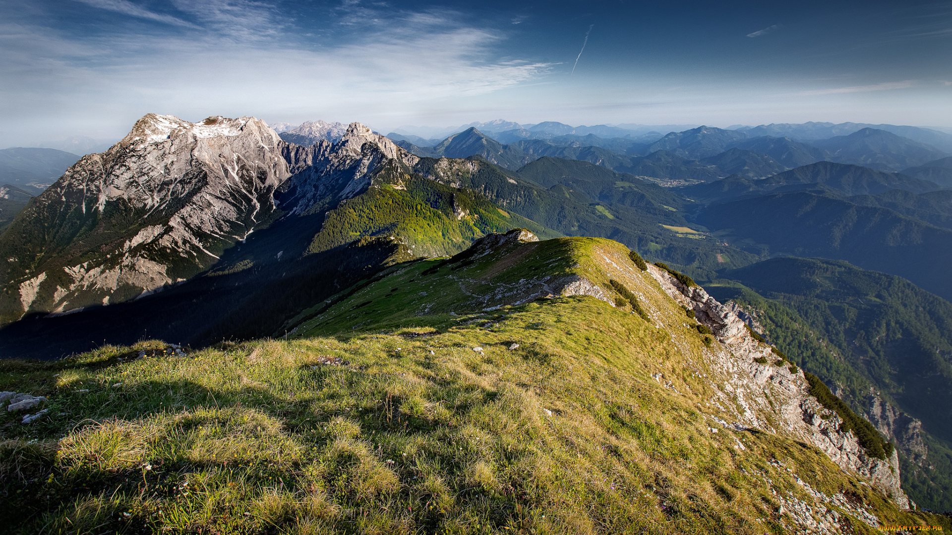 природа, горы, простор