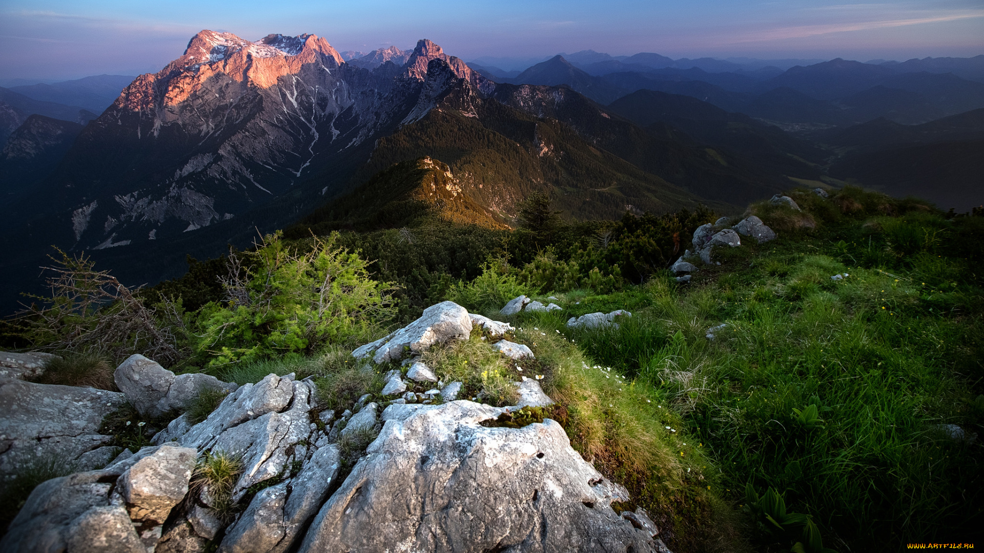 природа, горы, простор