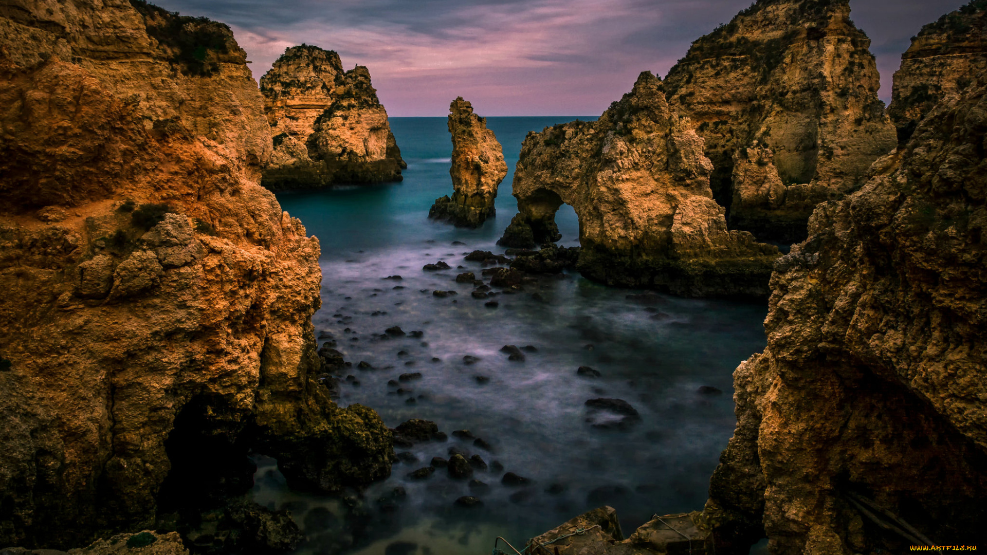 природа, побережье, простор