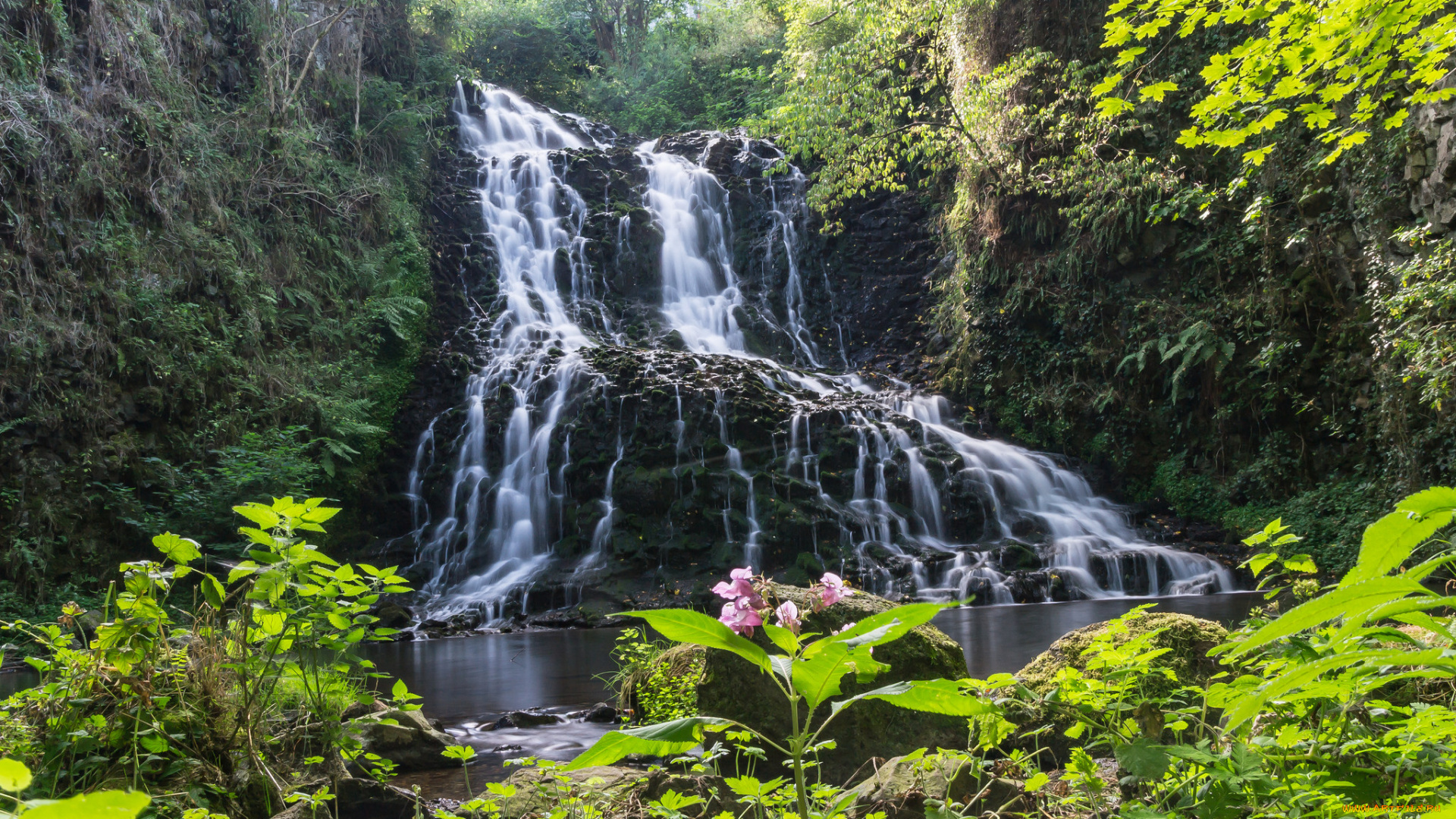 природа, водопады, простор
