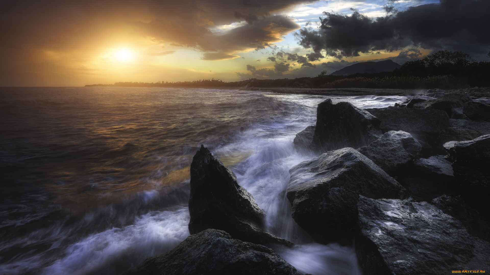 природа, восходы, закаты, простор