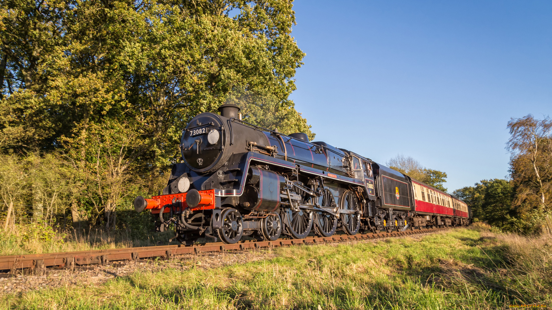 техника, паровозы, состав, локомотив