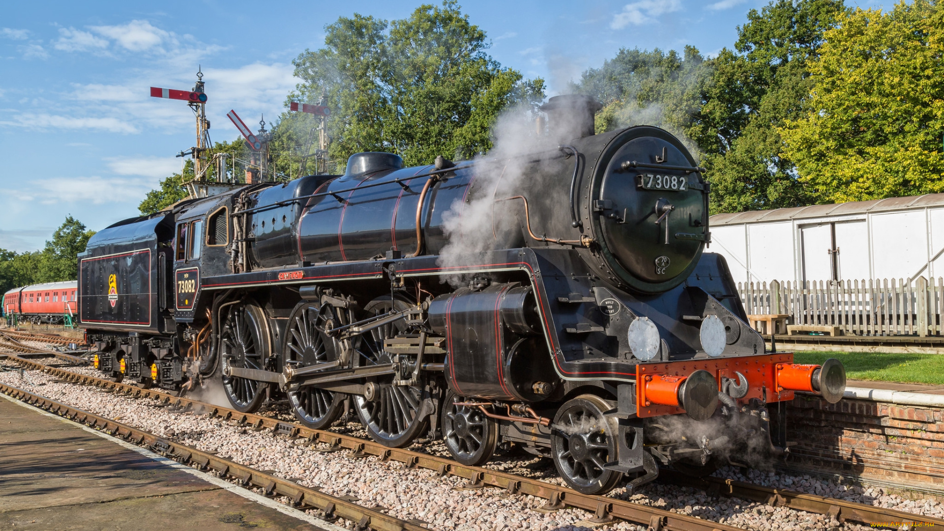 техника, паровозы, состав, локомотив