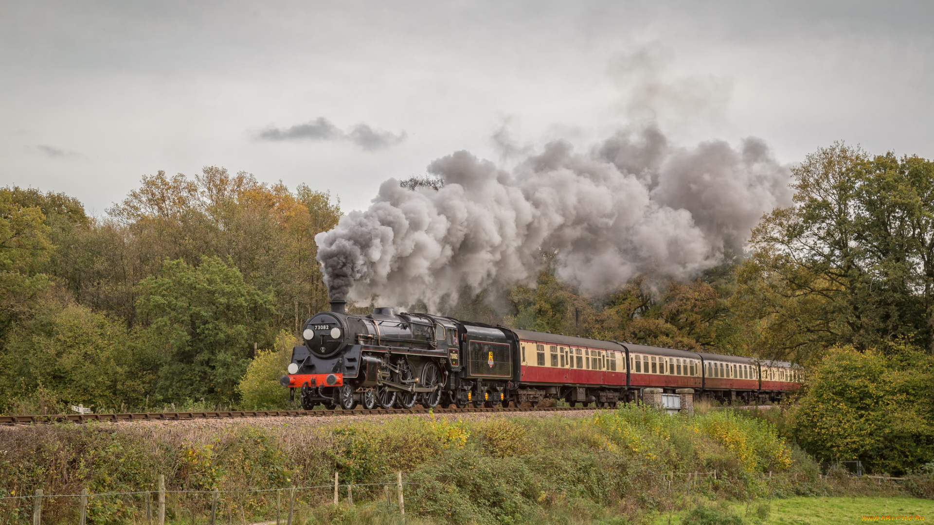 техника, паровозы, состав, локомотив