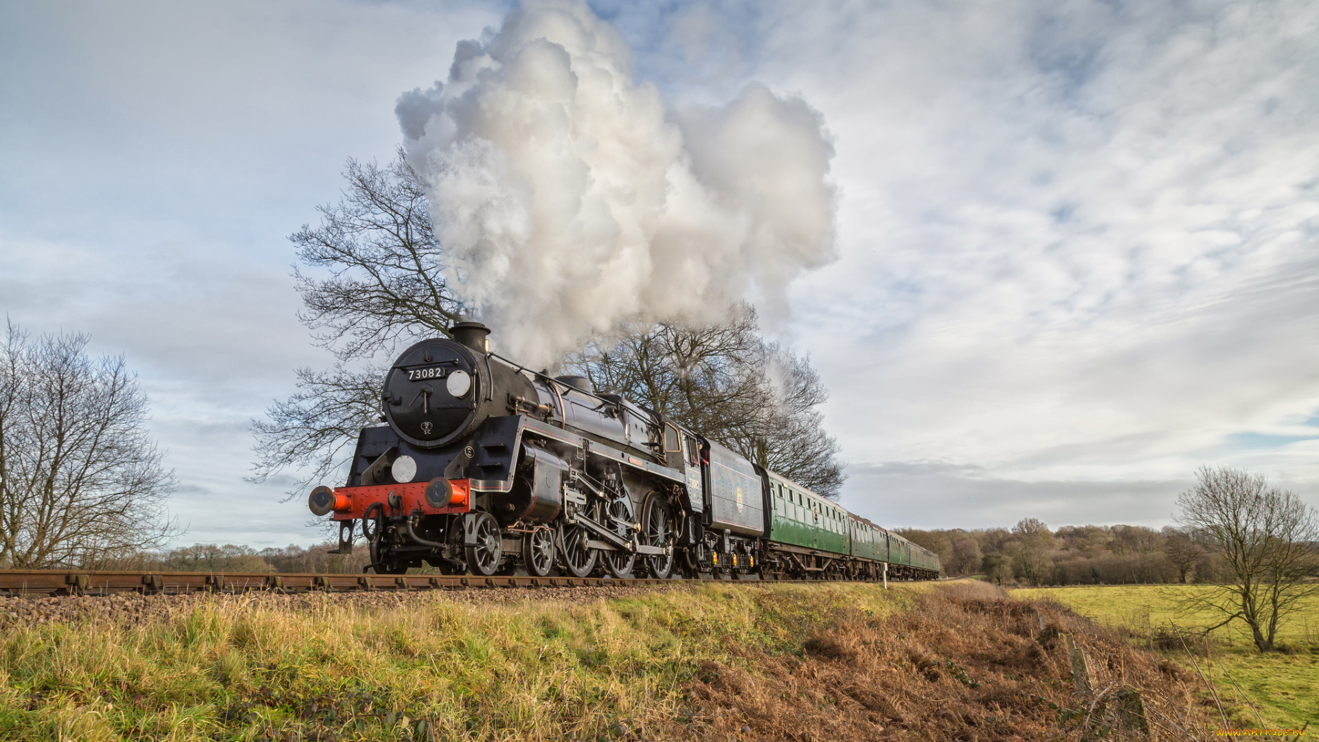 техника, паровозы, состав, локомотив