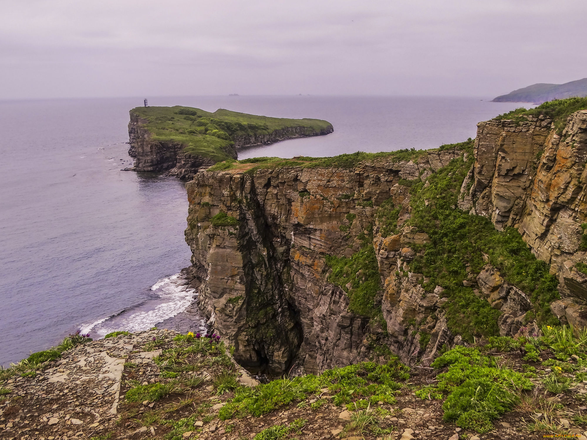 мыс, тобизина, природа, побережье, росси, русский, остров, владивосток, море, мыс, тобизина