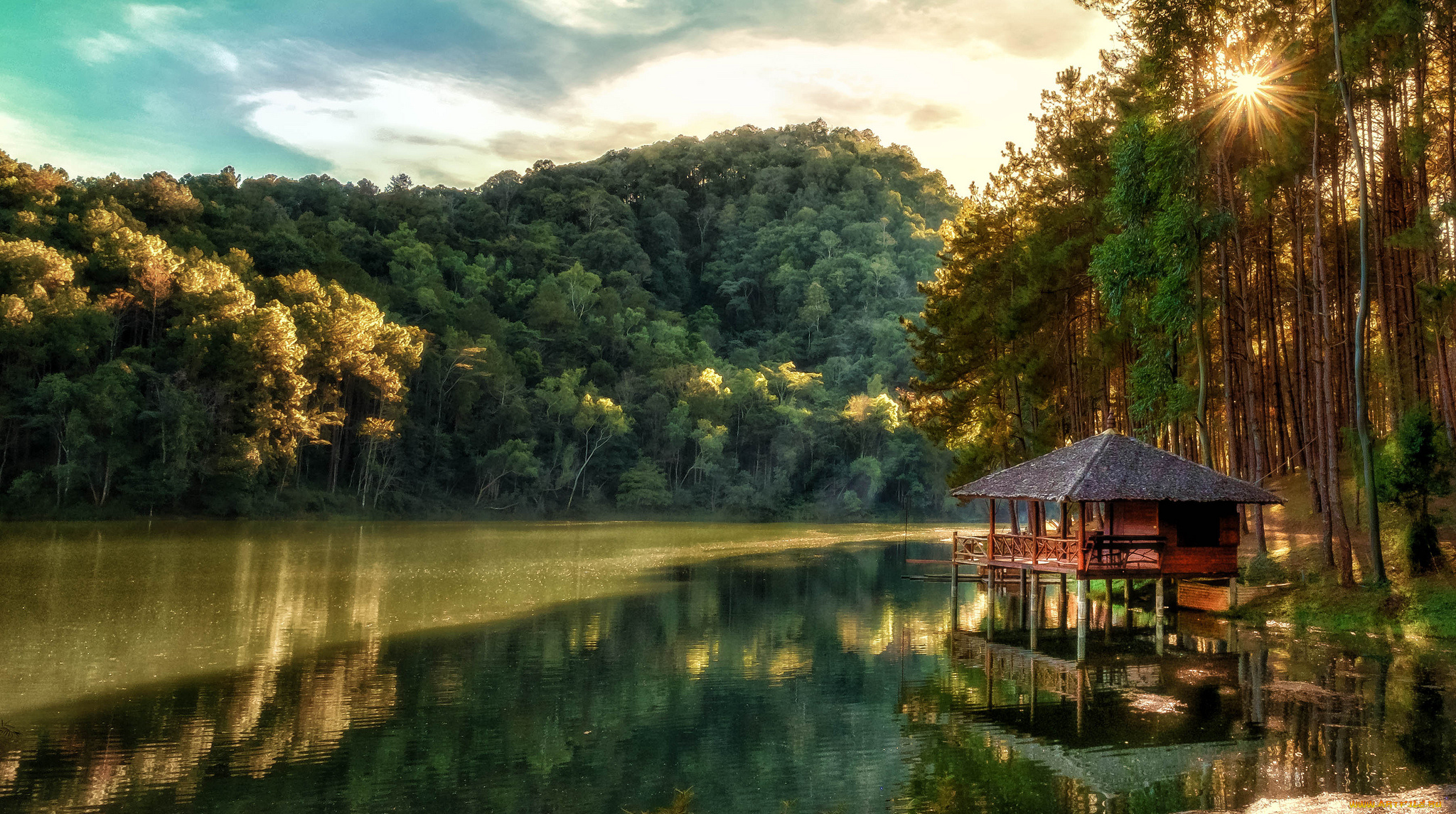 природа, реки, озера, простор