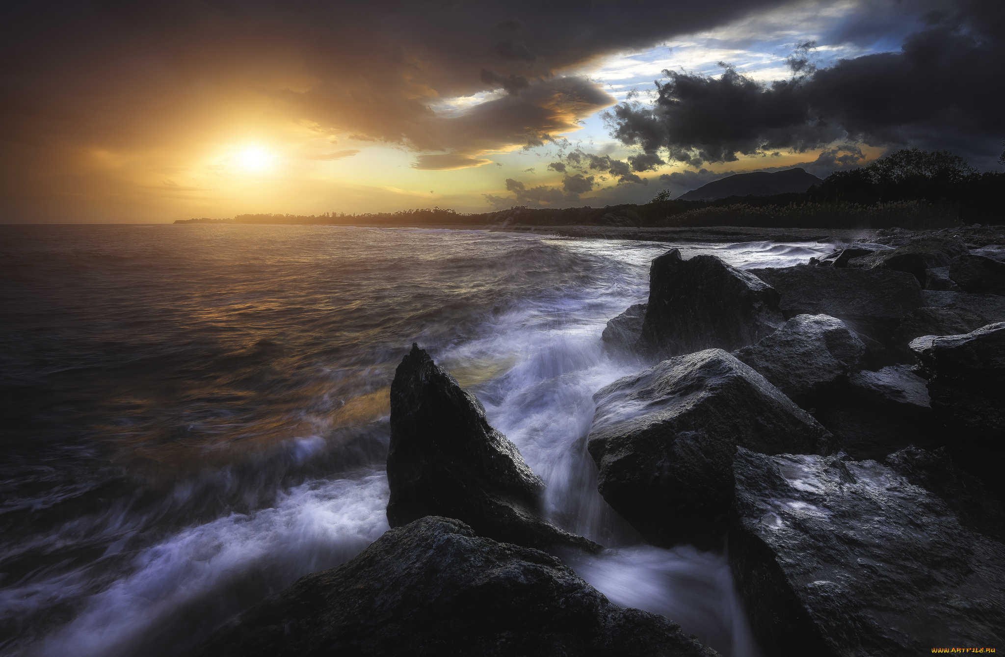 природа, восходы, закаты, простор