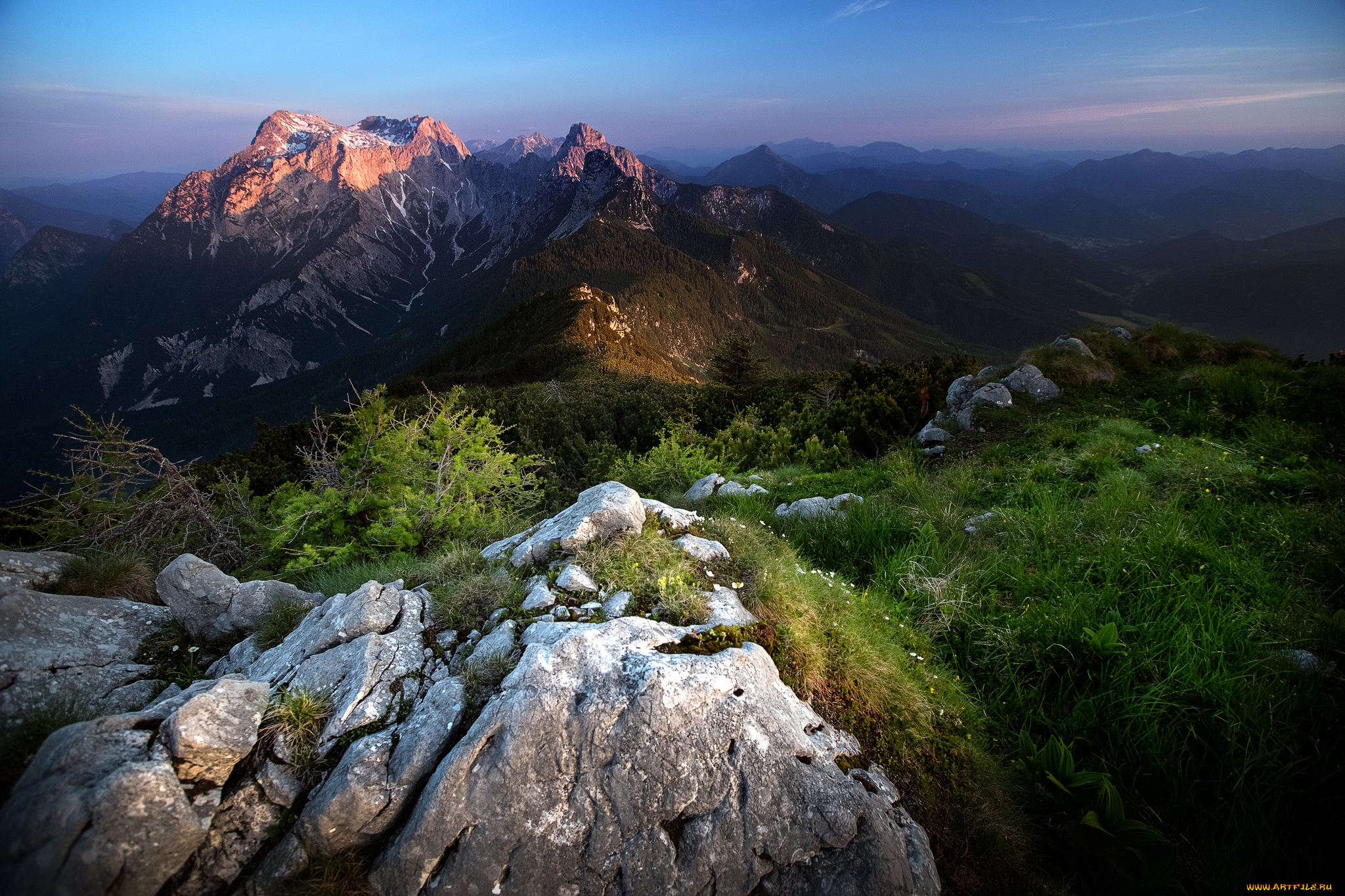 природа, горы, простор