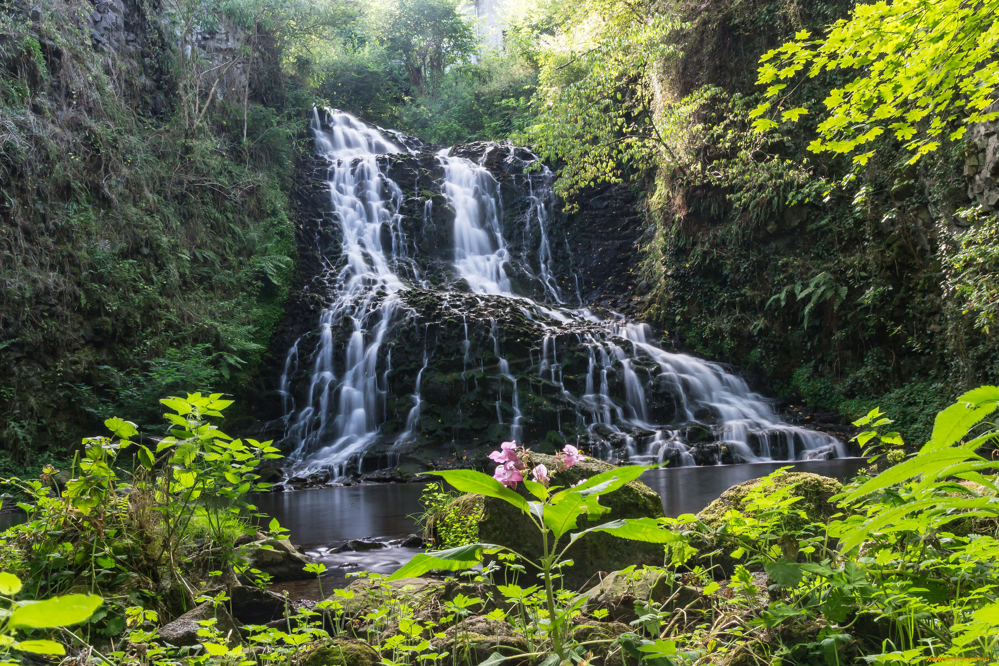 природа, водопады, простор