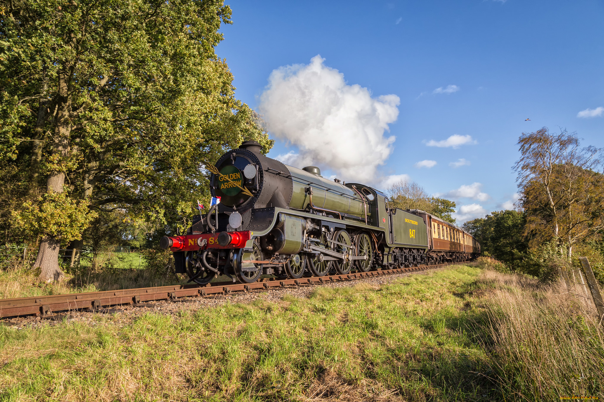 техника, паровозы, состав, локомотив