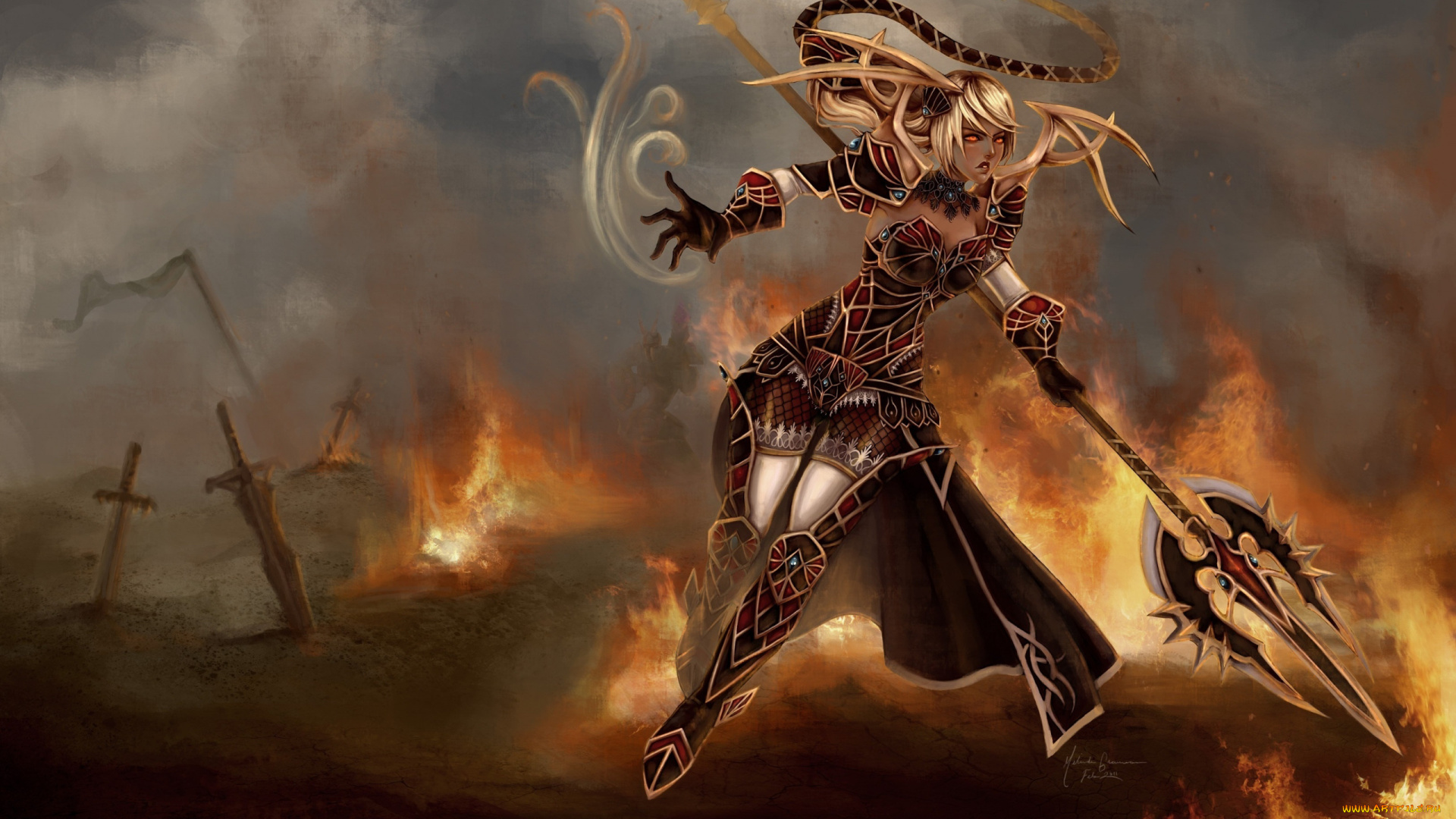 видео, игры, league, of, legends, девушка