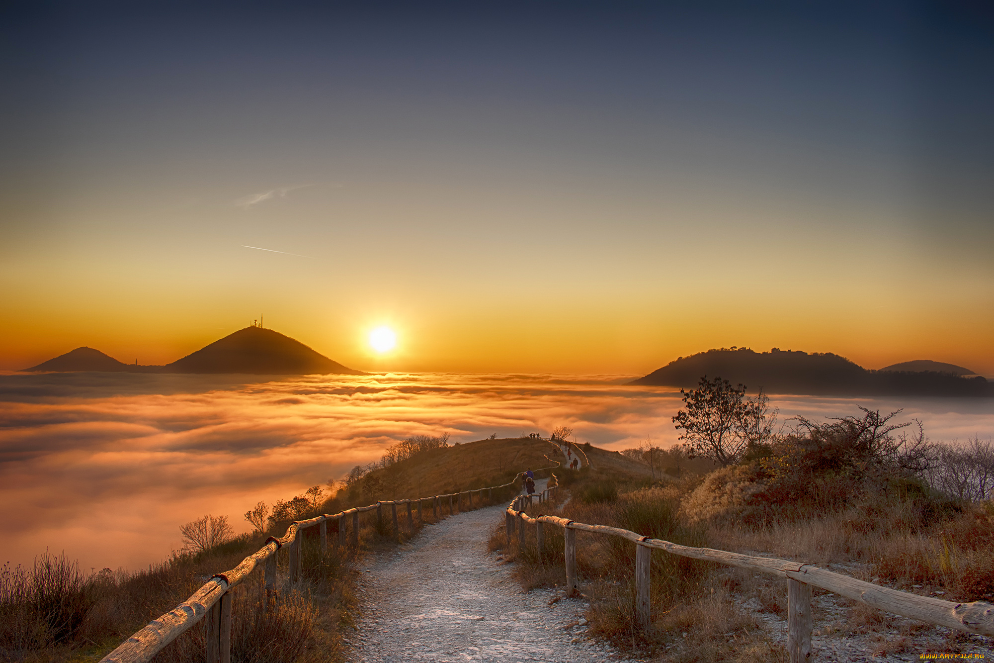 природа, восходы, закаты, простор