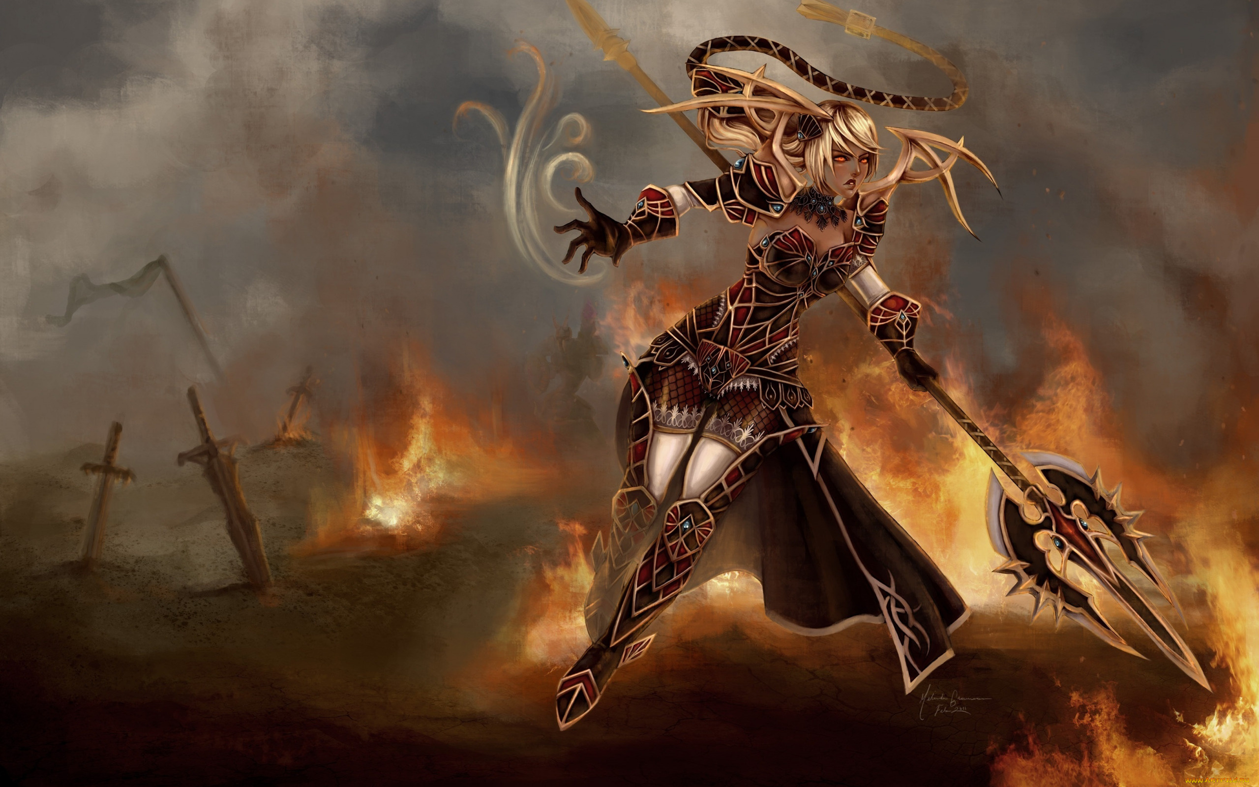 видео, игры, league, of, legends, девушка