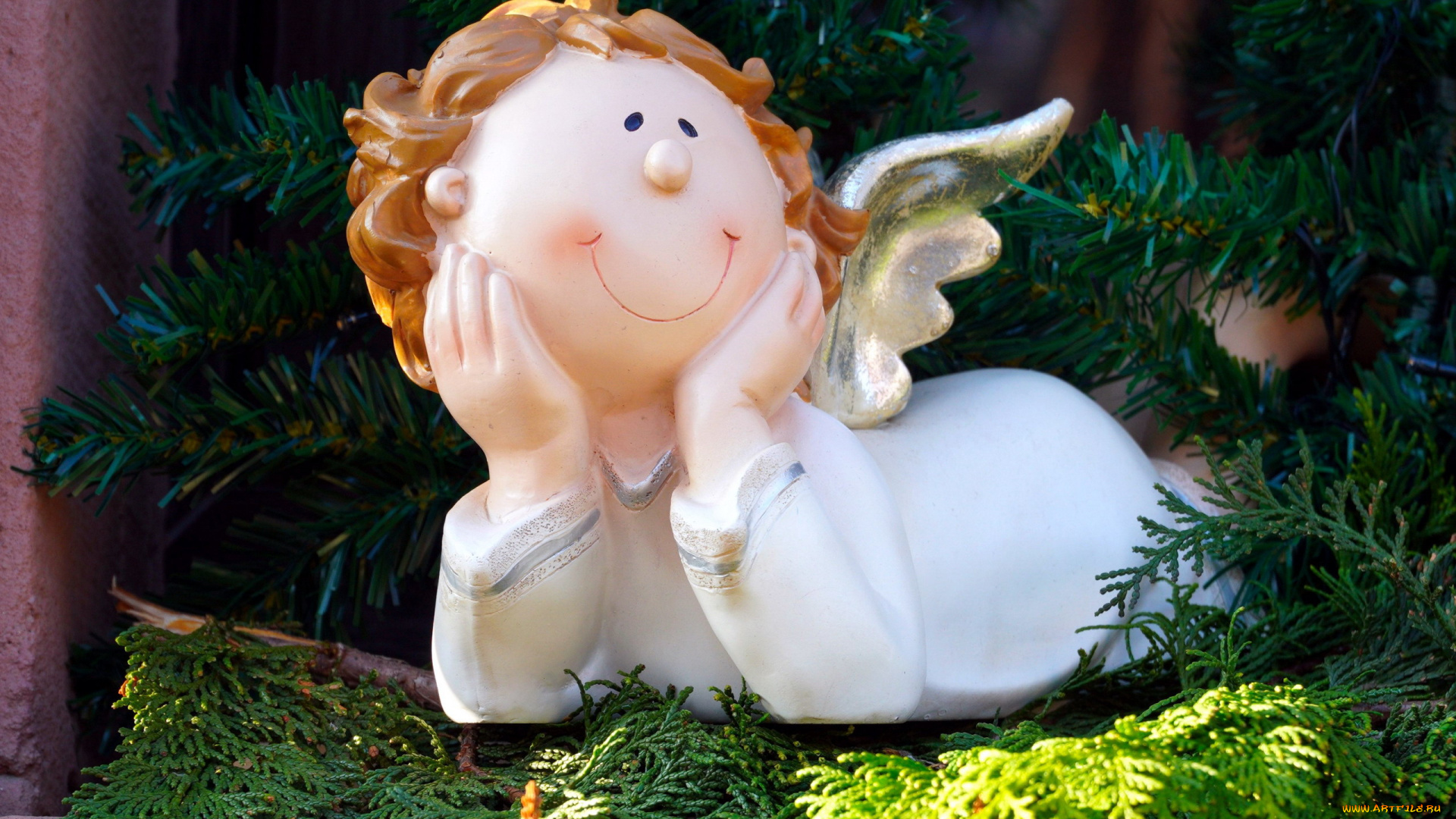 праздничные, фигурки, ангел