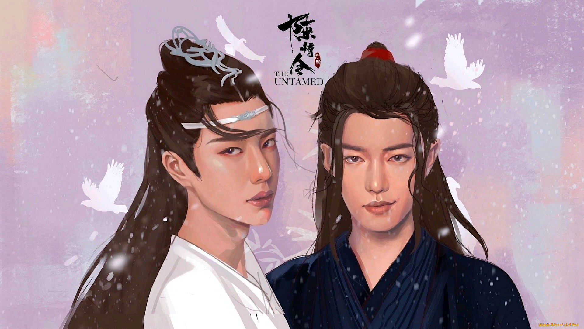 рисованное, кино, , мультфильмы, лань, ванцзи, вэй, усянь, голуби