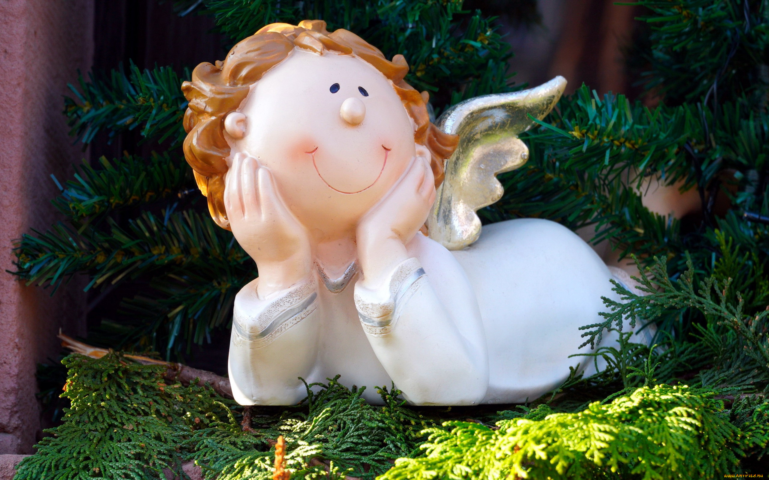 праздничные, фигурки, ангел