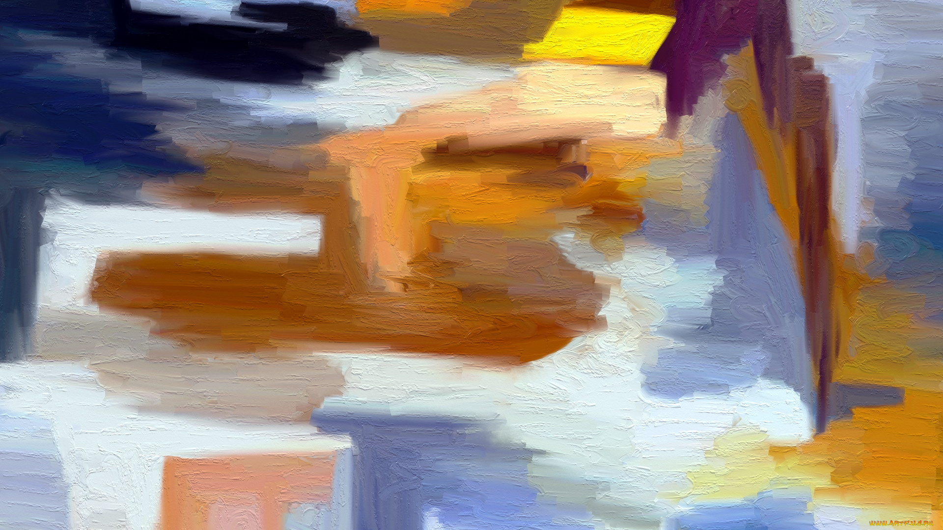 рисованное, абстракция, цвета, мазки