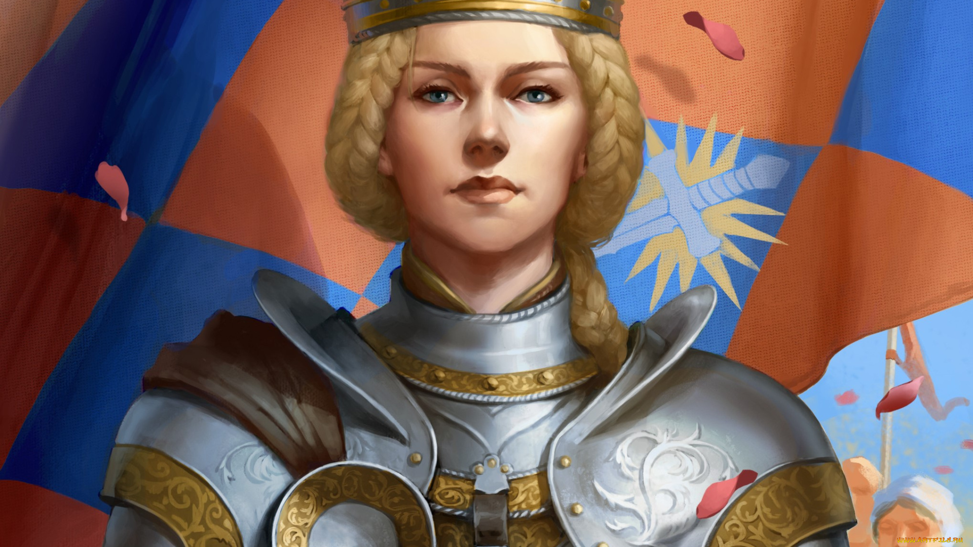 видео, игры, pathfinder, , wrath, of, the, righteous, королева, корона, флаг, латы