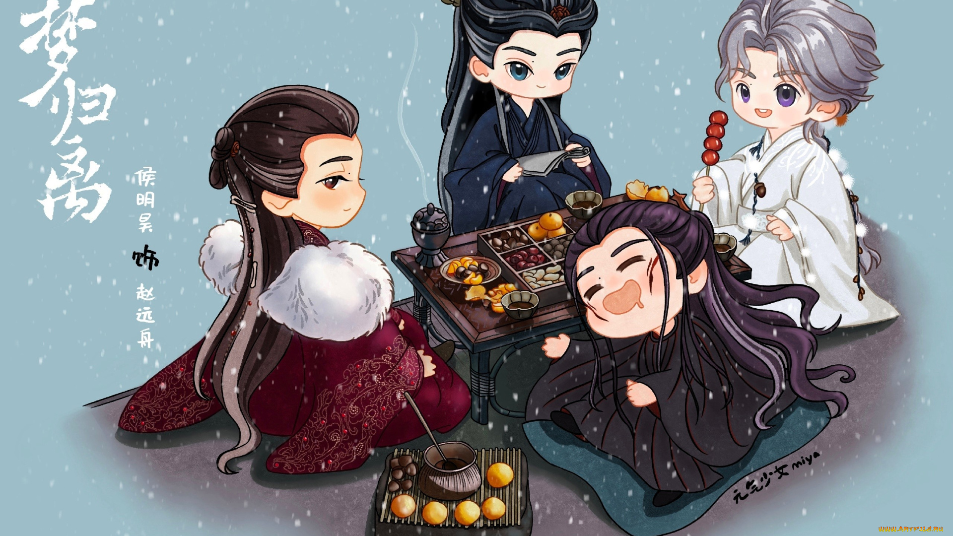 рисованное, кино, , мультфильмы, чжао, юань, чжоу, образы