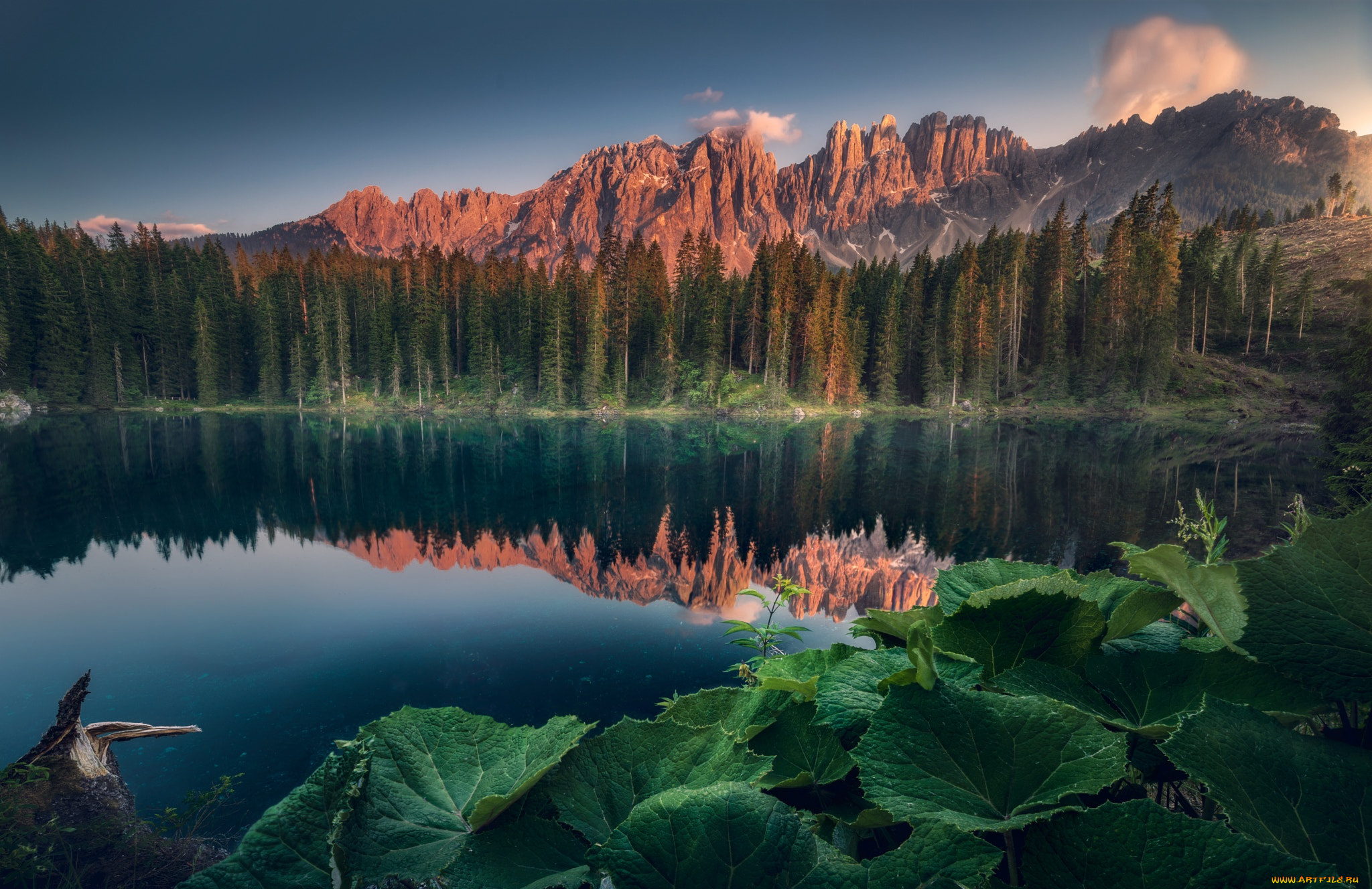 природа, реки, озера, лес, листья, горы, озеро, отражение, скалы