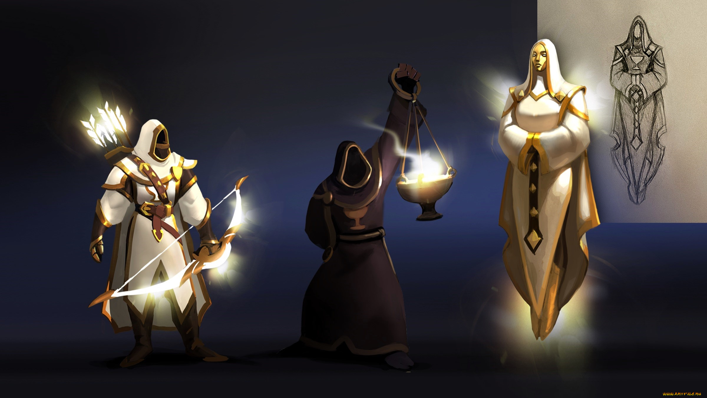 видео, игры, albion, online, персонажи, факел, оружие