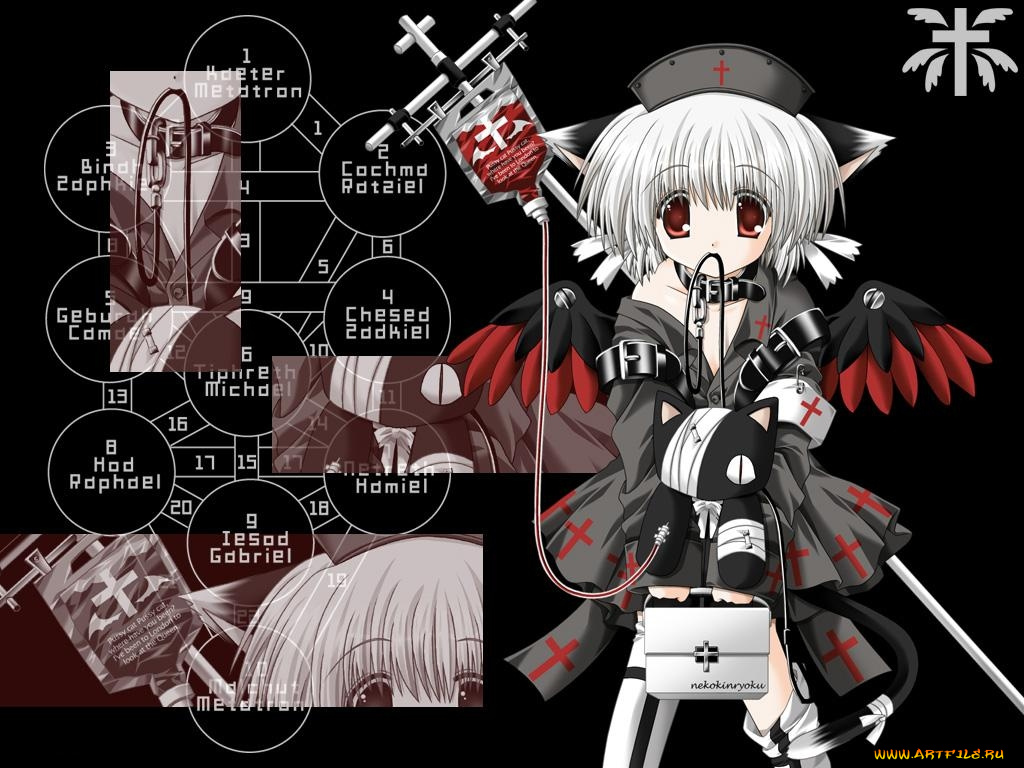 аниме, angels, demons