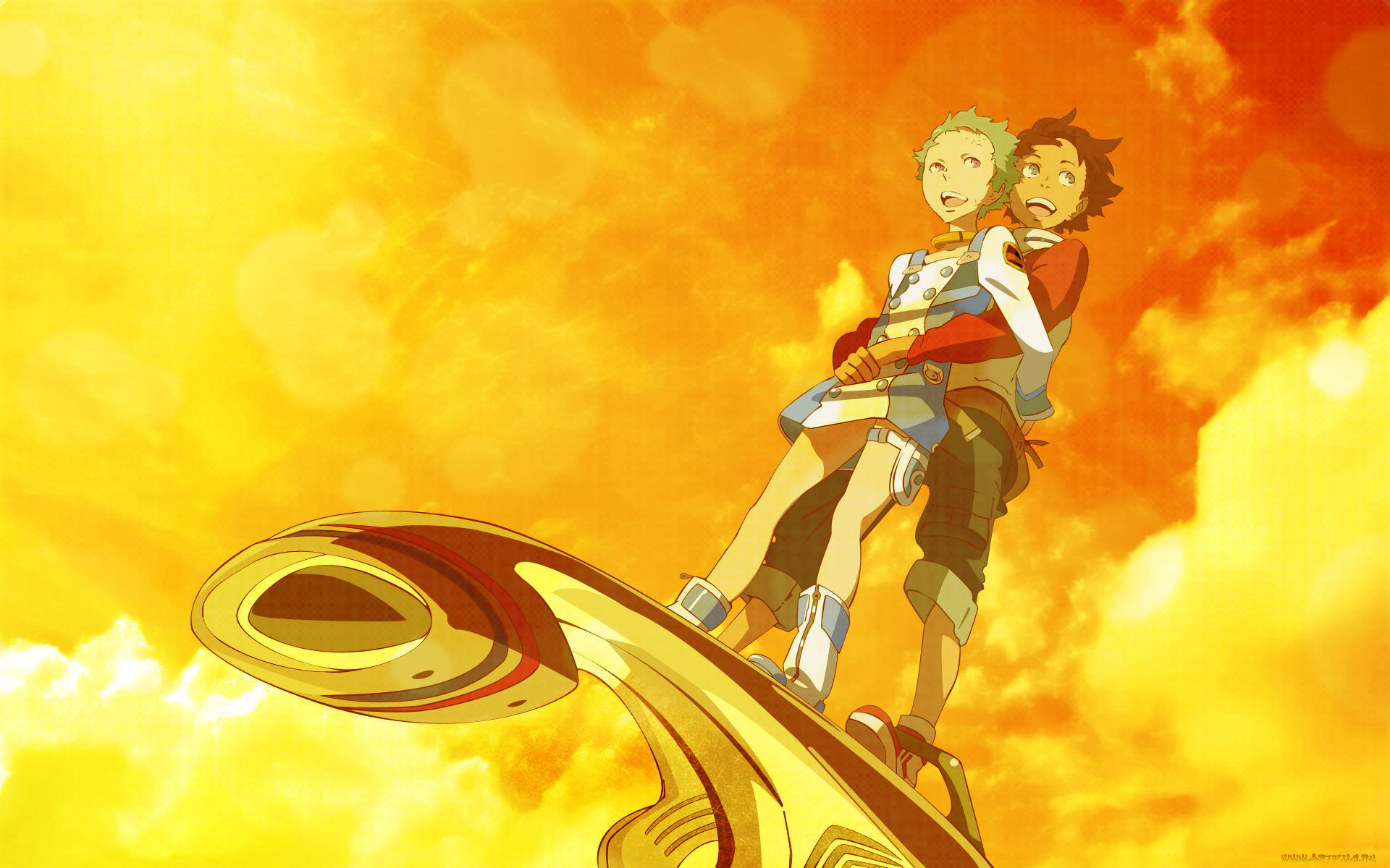 аниме, eureka, seven