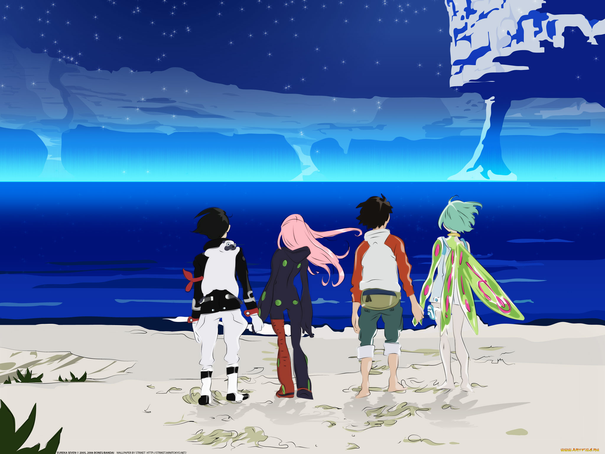 аниме, eureka, seven