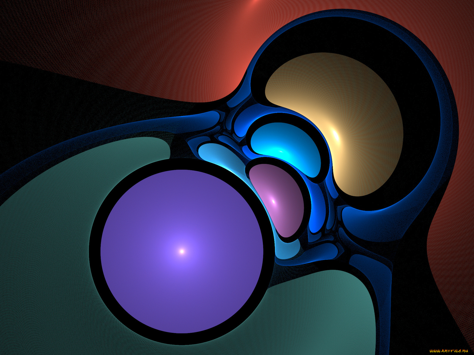 3д, графика, fractal, фракталы, фон, узор, цвета