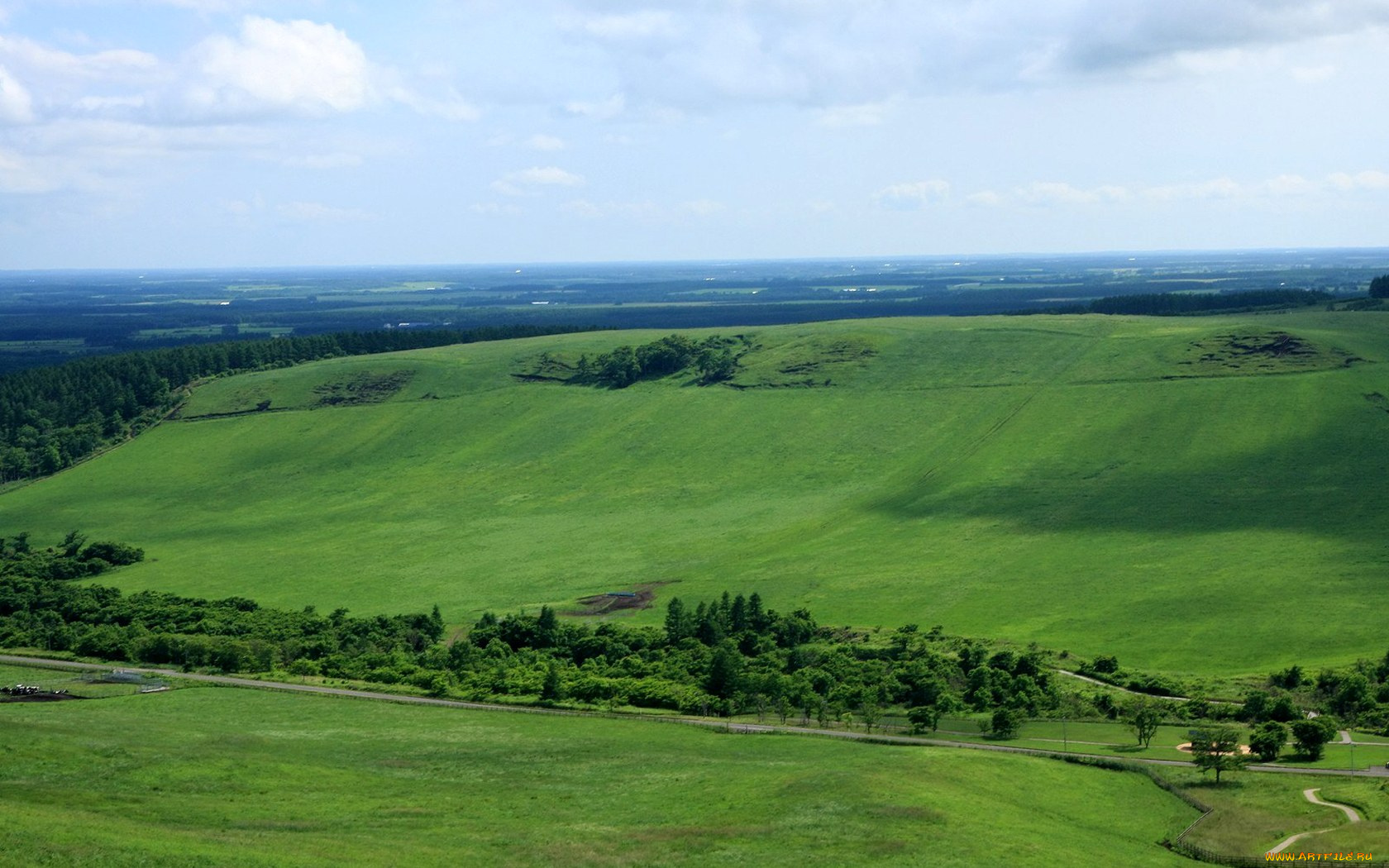 природа, луга, панорама