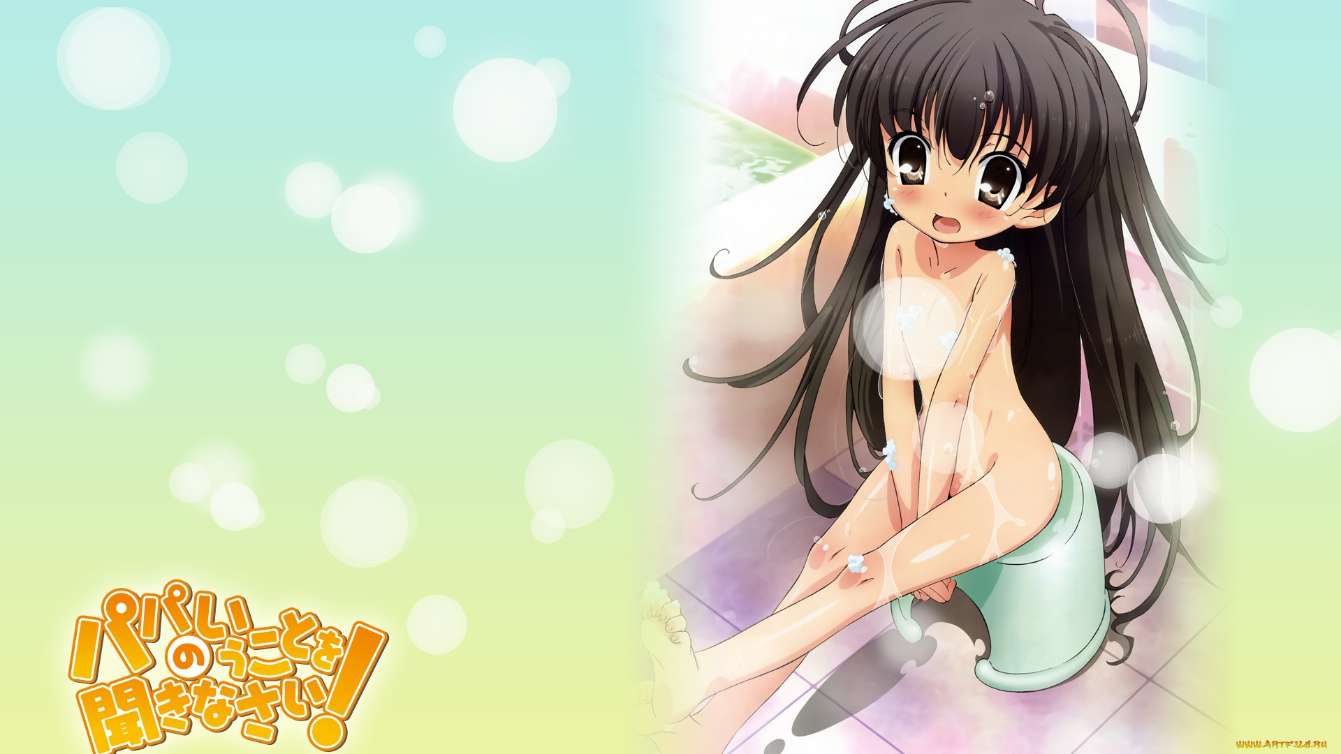 аниме, papa, no, iukoto, kikinasai, девушка