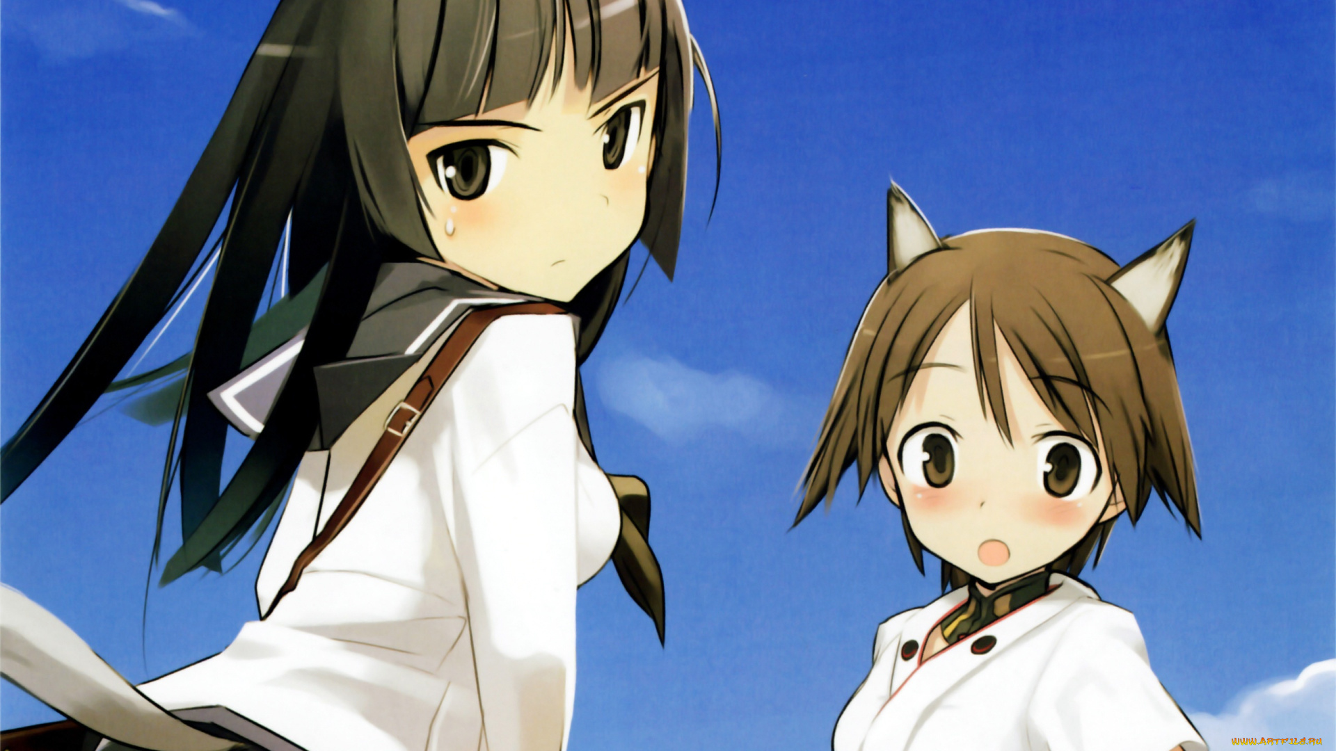аниме, strike, witches