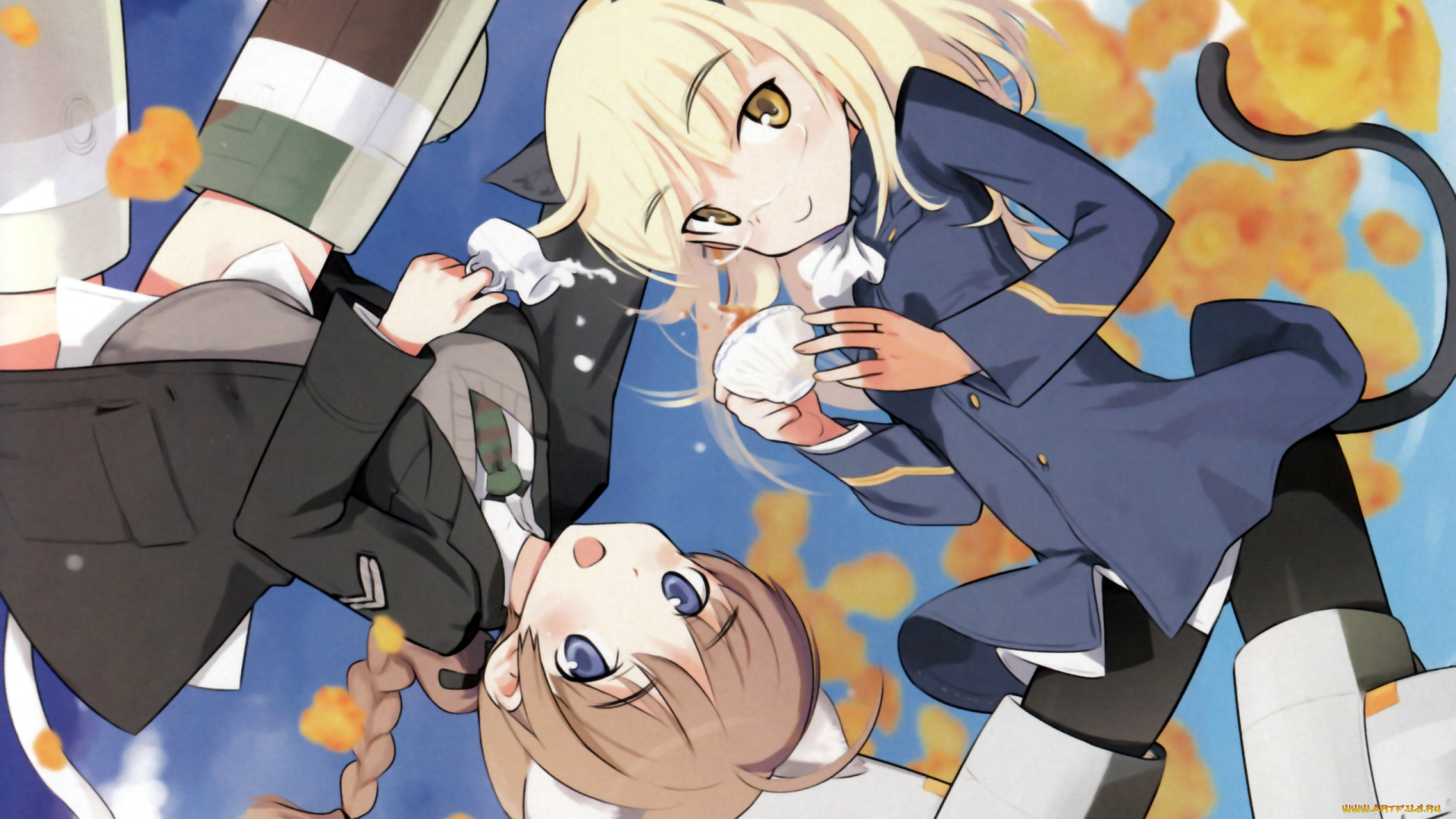 аниме, strike, witches