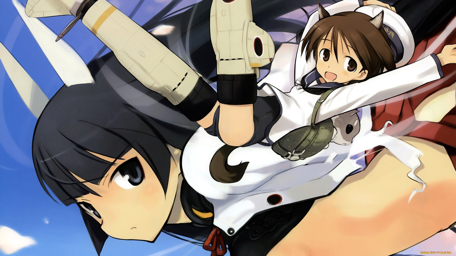 аниме, strike, witches