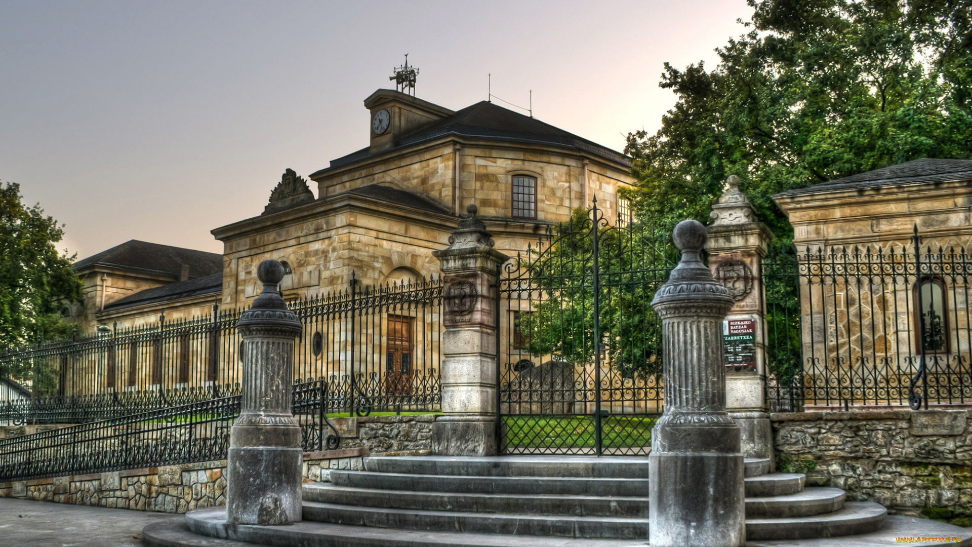 casa, de, juntas, города, здания, дома, gernika