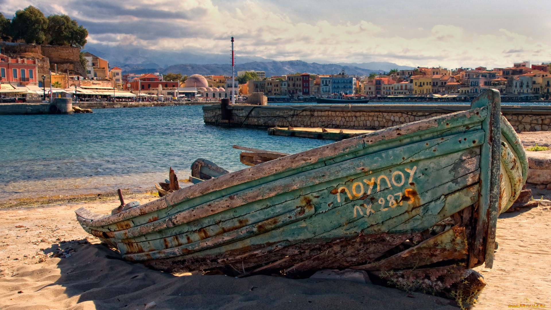 chania, crete, города, панорамы, greece