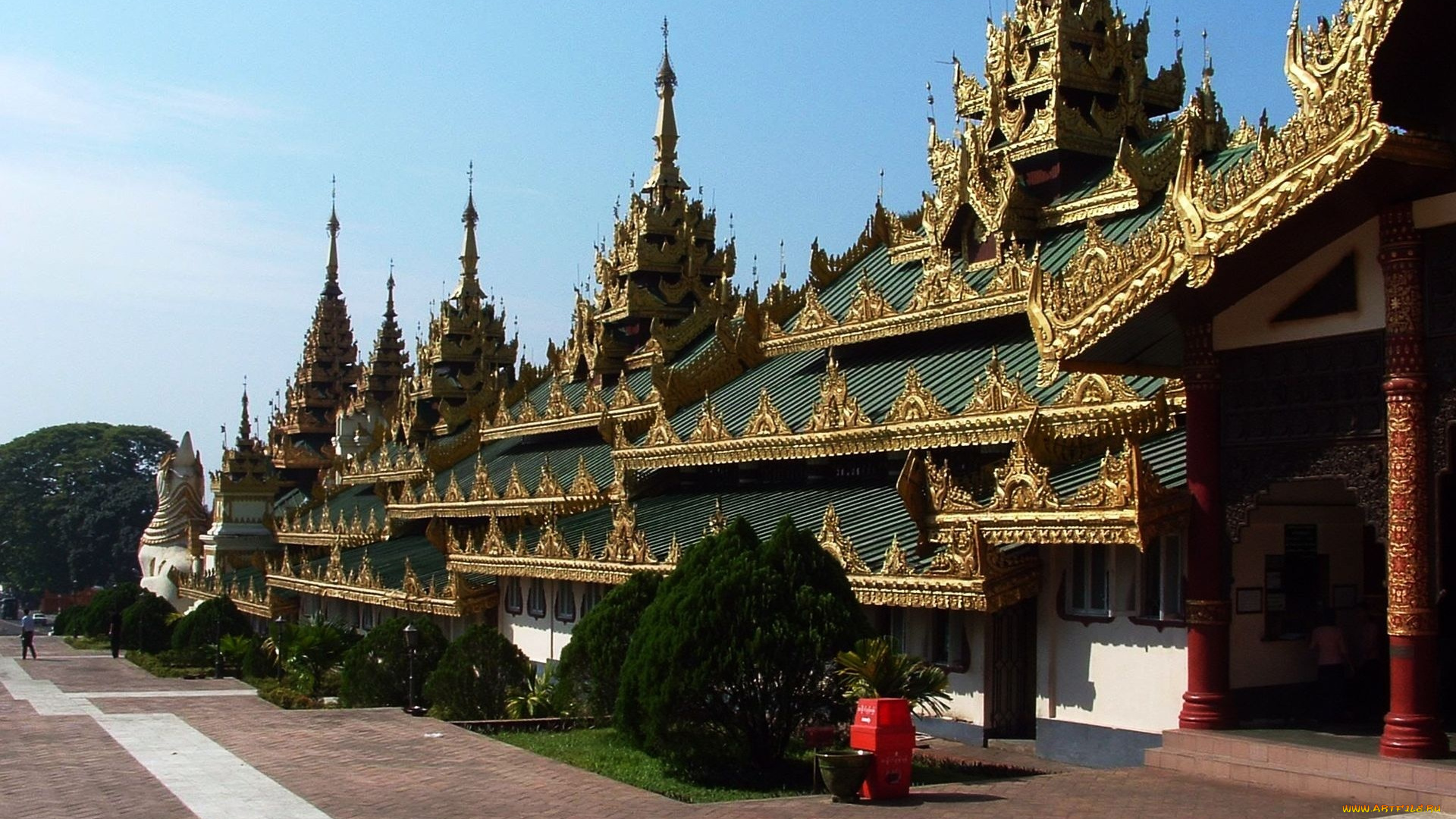 города, буддистские, другие, храмы, религия, храм, восток