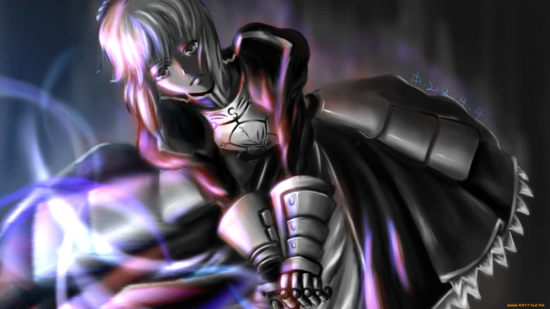 saber, аниме, fate, zero