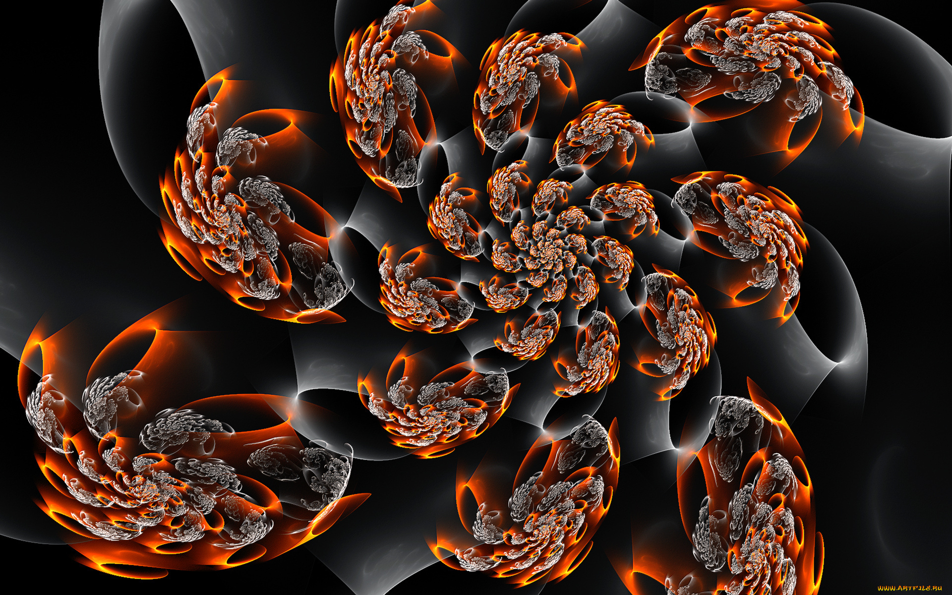 3д, графика, fractal, фракталы, узор, фон, цвета