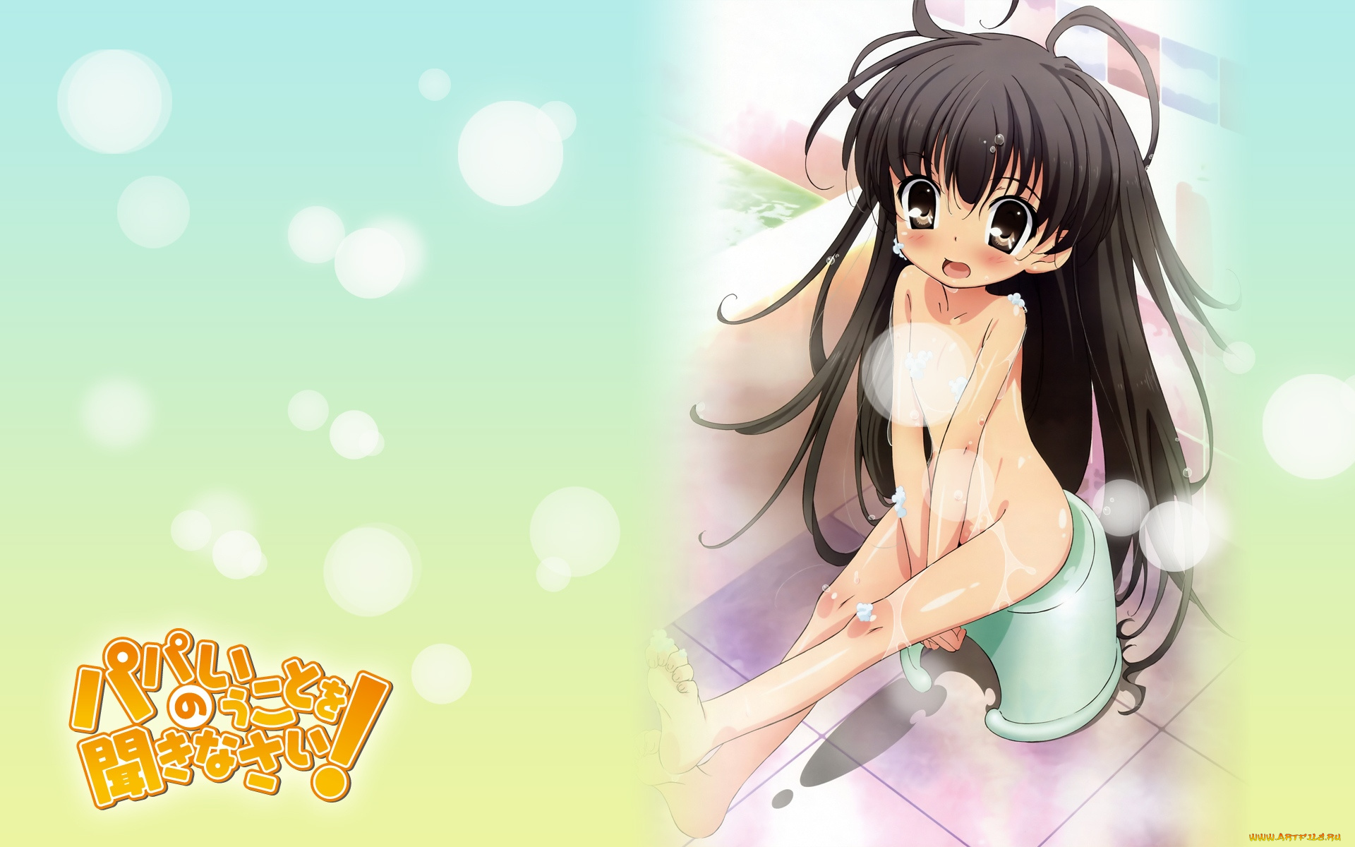 аниме, papa, no, iukoto, kikinasai, девушка